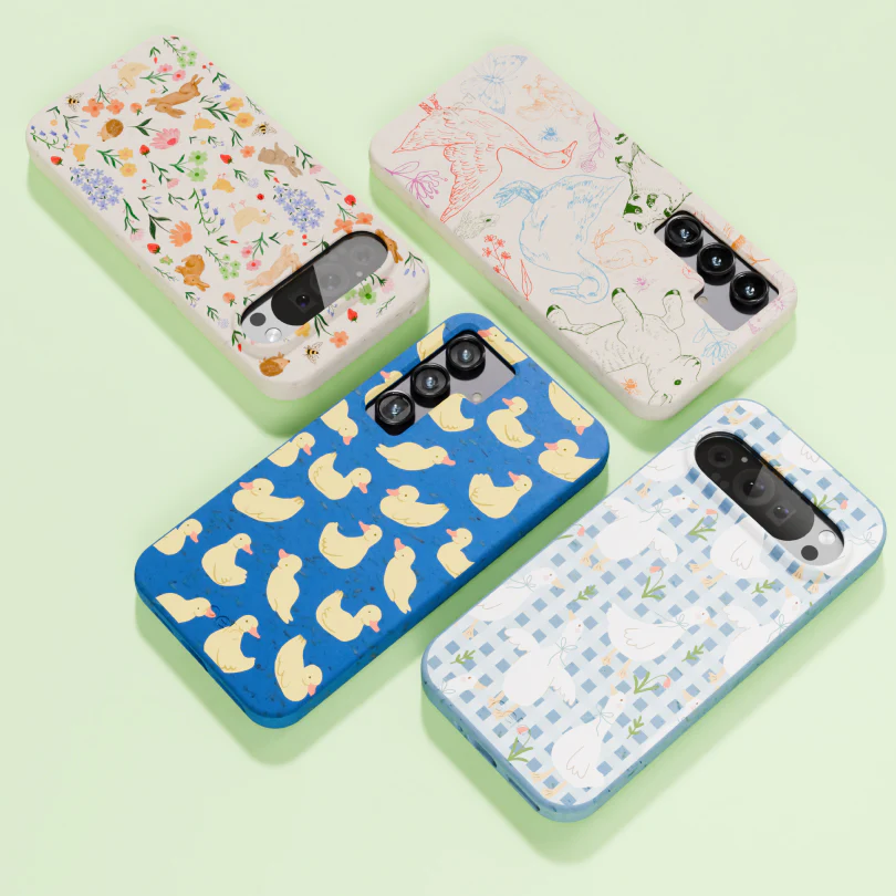 Powder Blue Blooming Quackers iPhone 11 Pro Case - Image 2