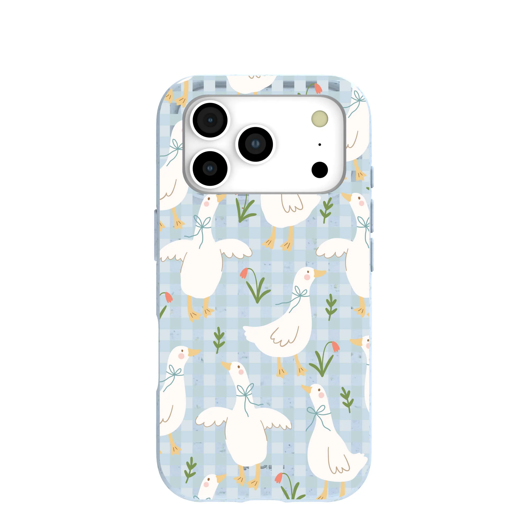 Powder Blue Blooming Quackers iPhone 17 Pro Case