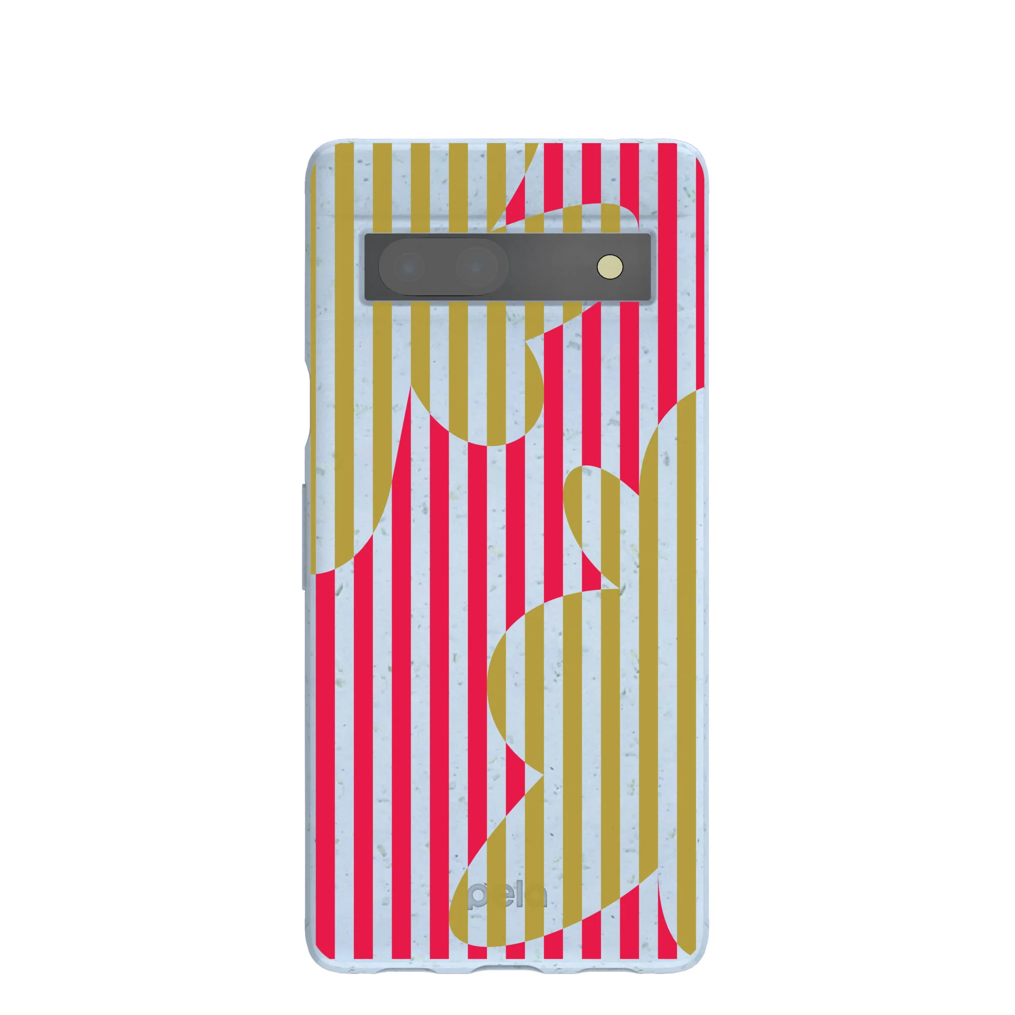 Powder Blue Blooming Stripes Google Pixel 7a Case
