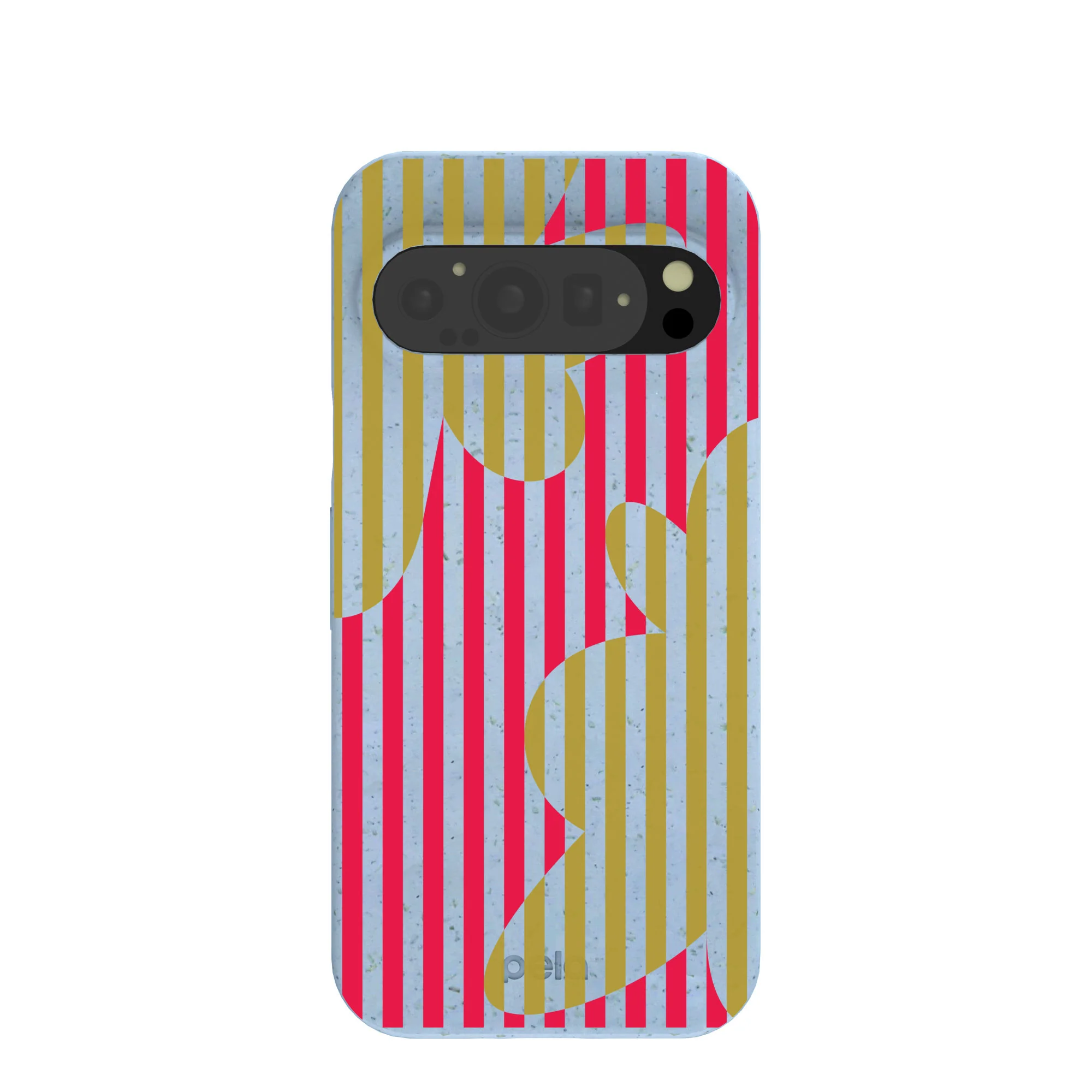 Powder Blue Blooming Stripes Google Pixel 9/9 Pro Case