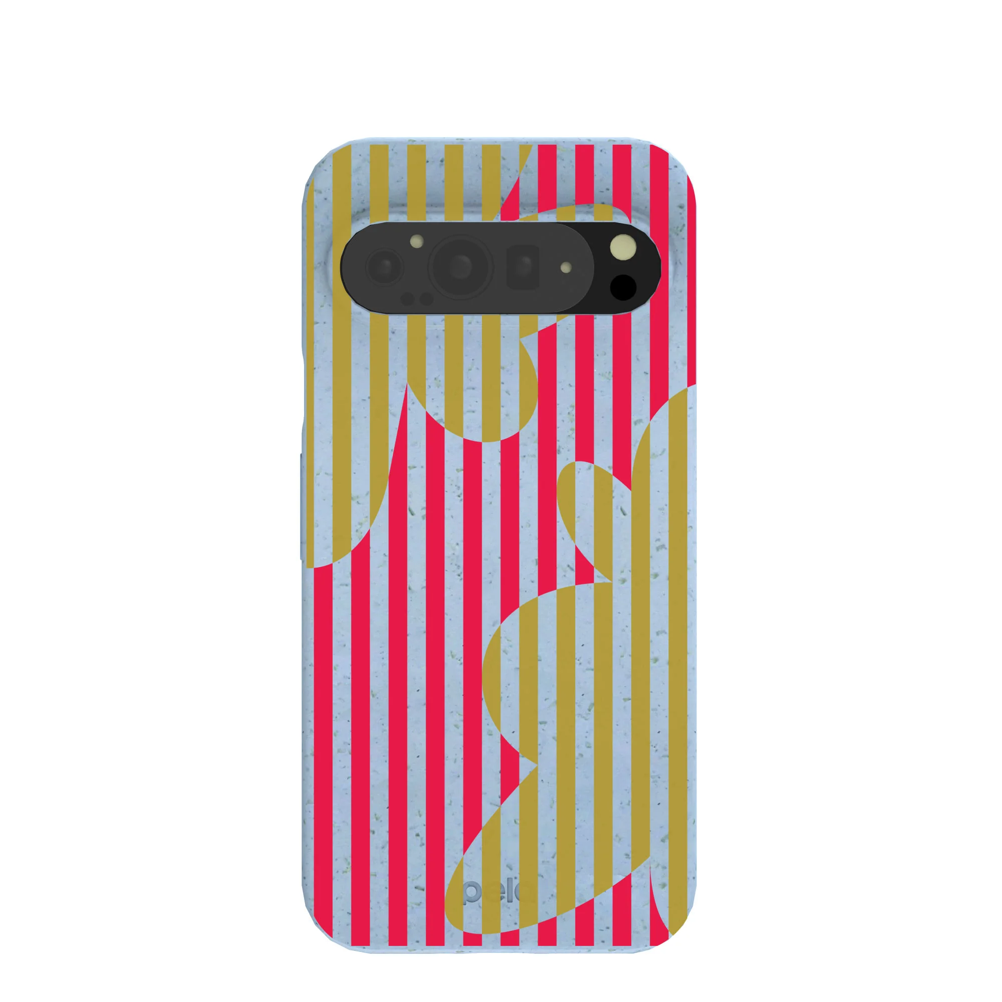 Powder Blue Blooming Stripes Google Pixel 9 Pro XL Case