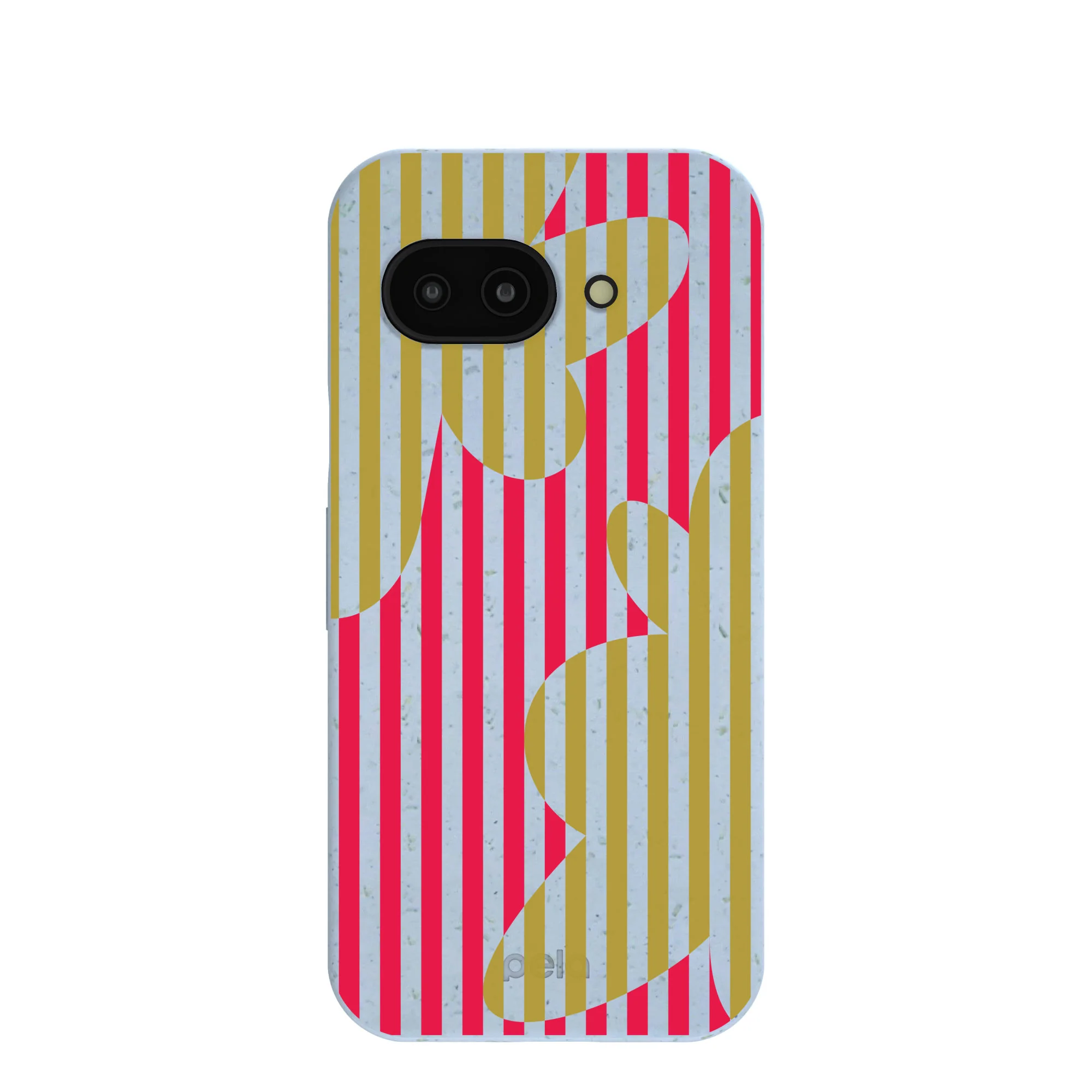 Powder Blue Blooming Stripes Google Pixel 9a Case