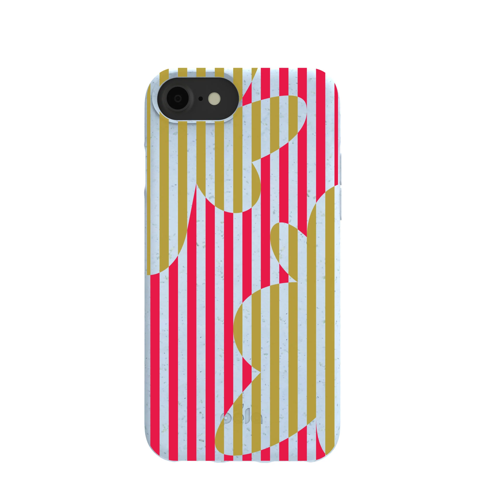 Powder Blue Blooming Stripes iPhone 6/6s/7/8/SE Case
