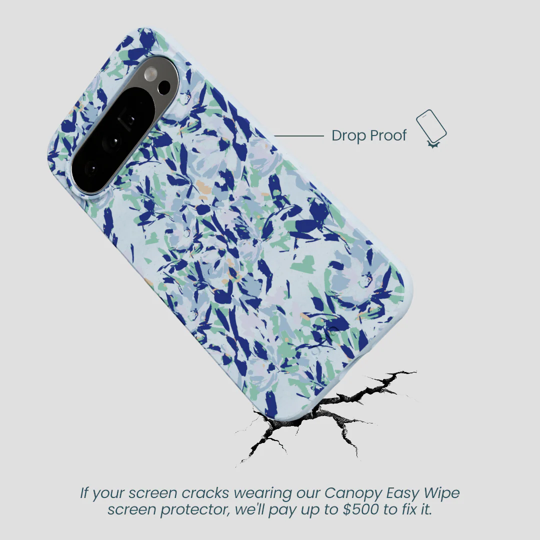 Powder Blue Blue Blooms Google Pixel 10 Pro XL Case - Image 4