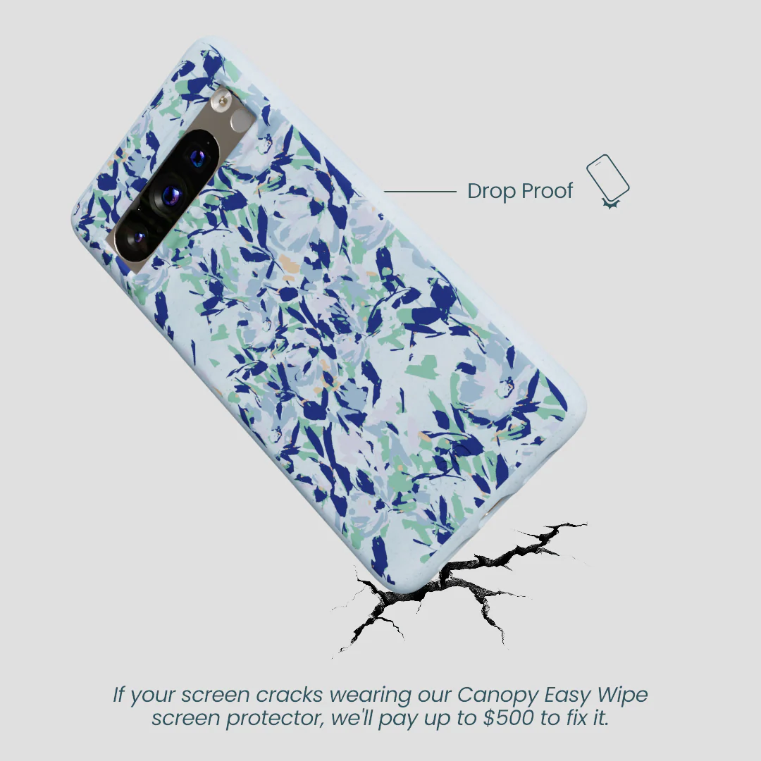 Powder Blue Blue Blooms Google Pixel 8 Pro Case - Image 4