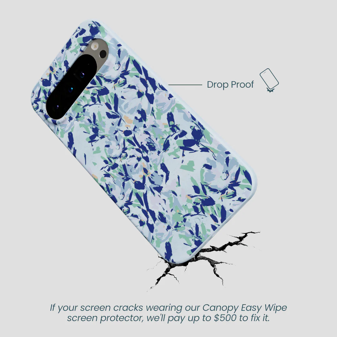 Powder Blue Blue Blooms Google Pixel 9 Pro XL Case - Image 4