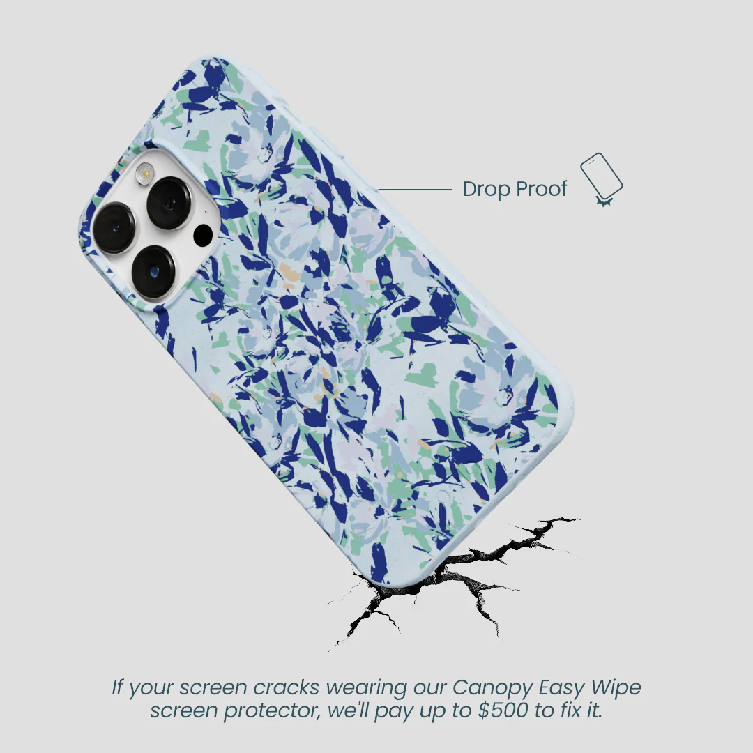 Powder Blue Blue Blooms iPhone 13 Pro Max Case - Image 5