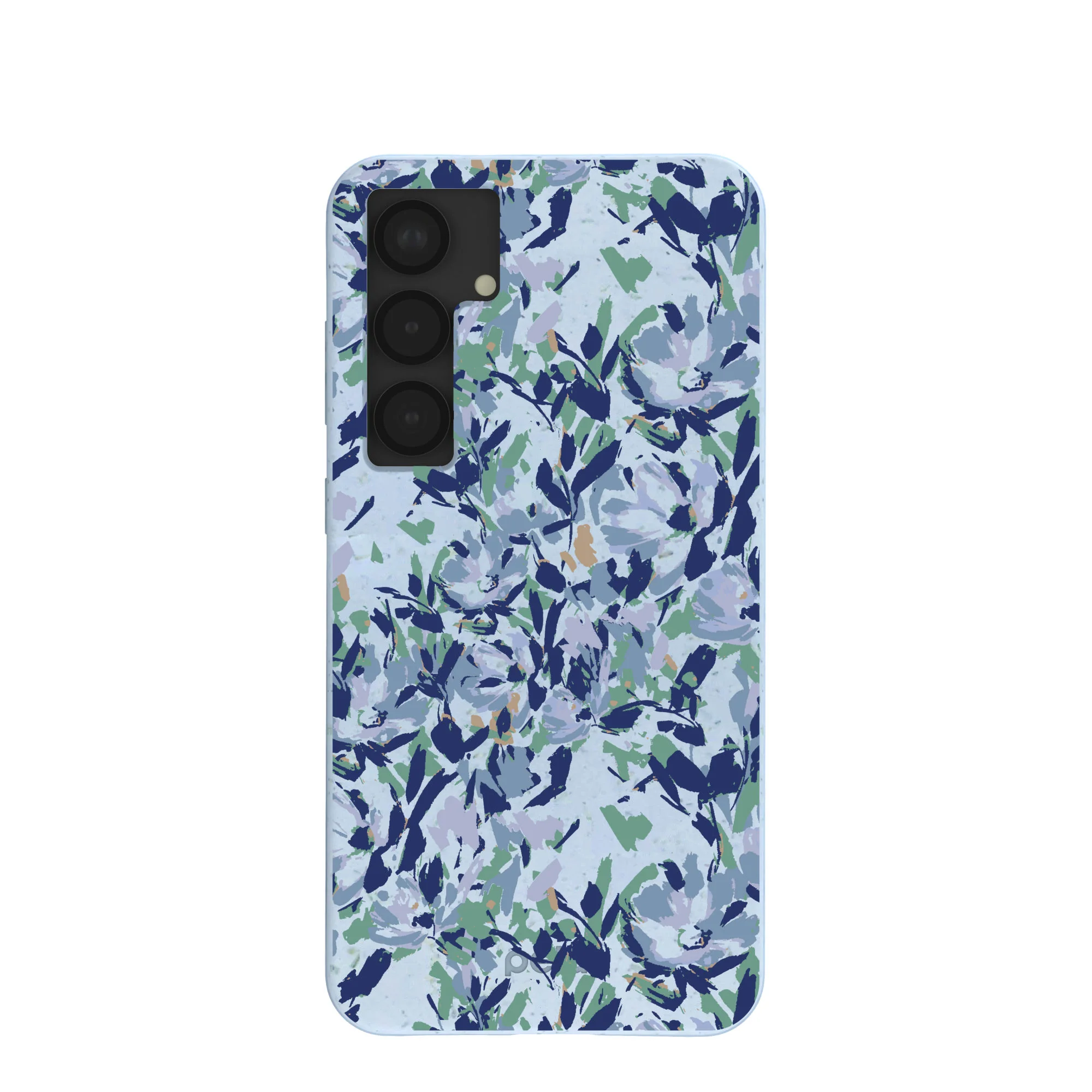 Powder Blue Blue Blooms Samsung Galaxy S25+(Plus) Case