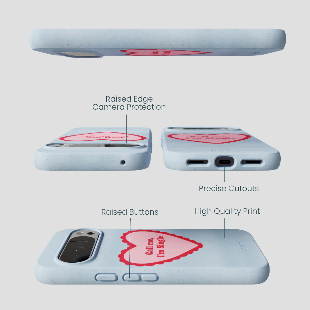Powder Blue Call Me Google Pixel 10 Pro XL Case - Image 3