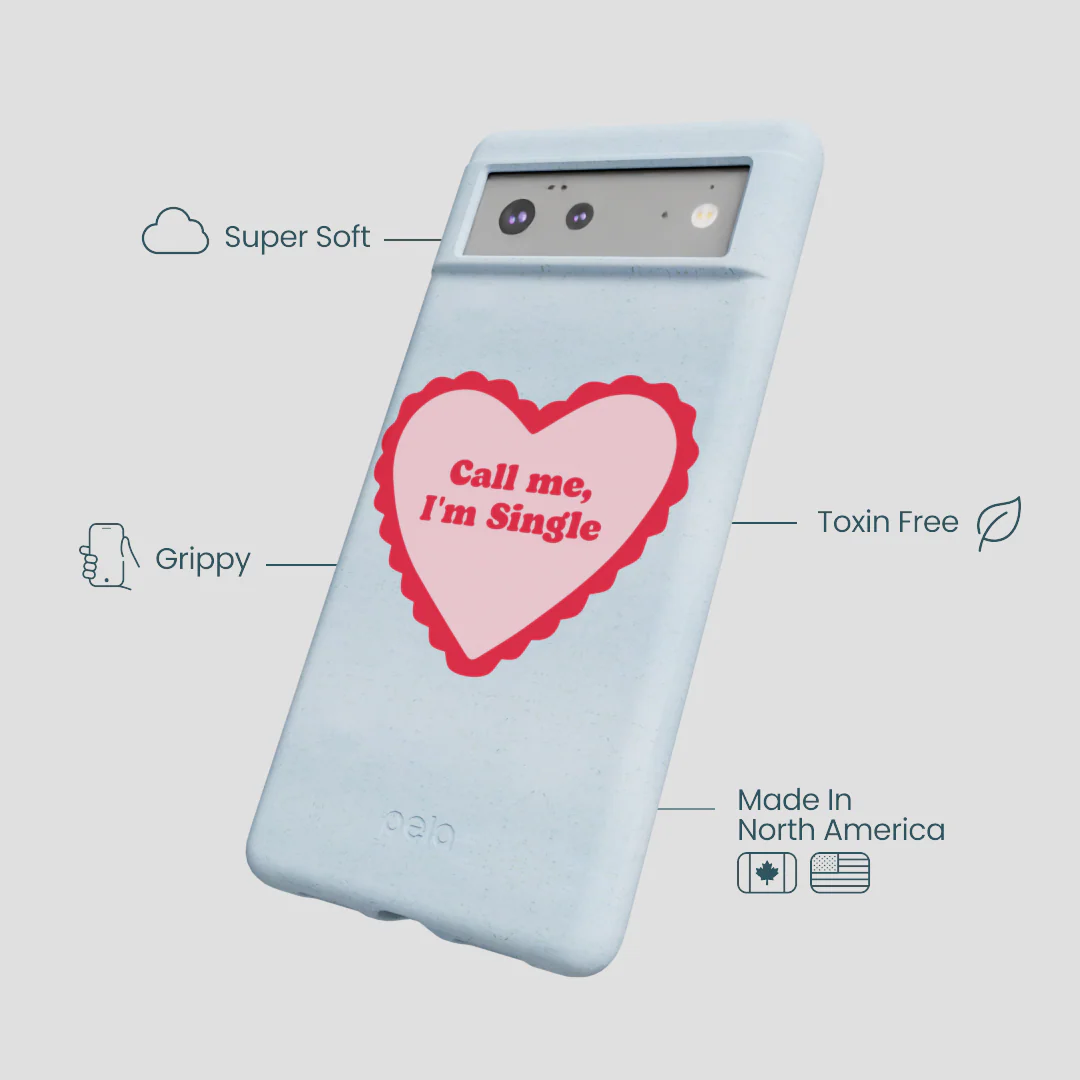 Powder Blue Call Me Google Pixel 6a Case - Image 4