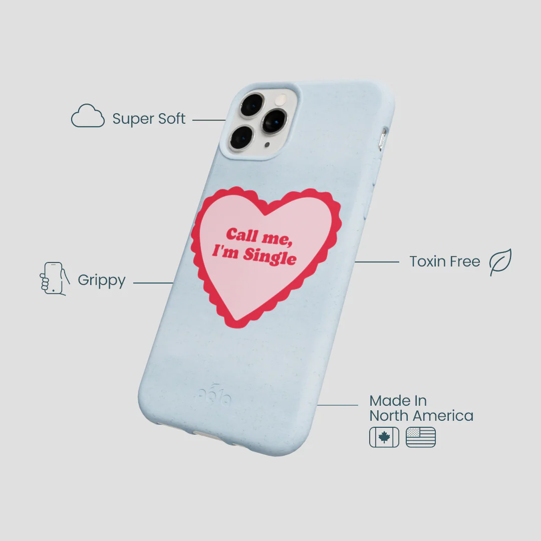 Powder Blue Call Me iPhone 11 Pro Case - Image 4