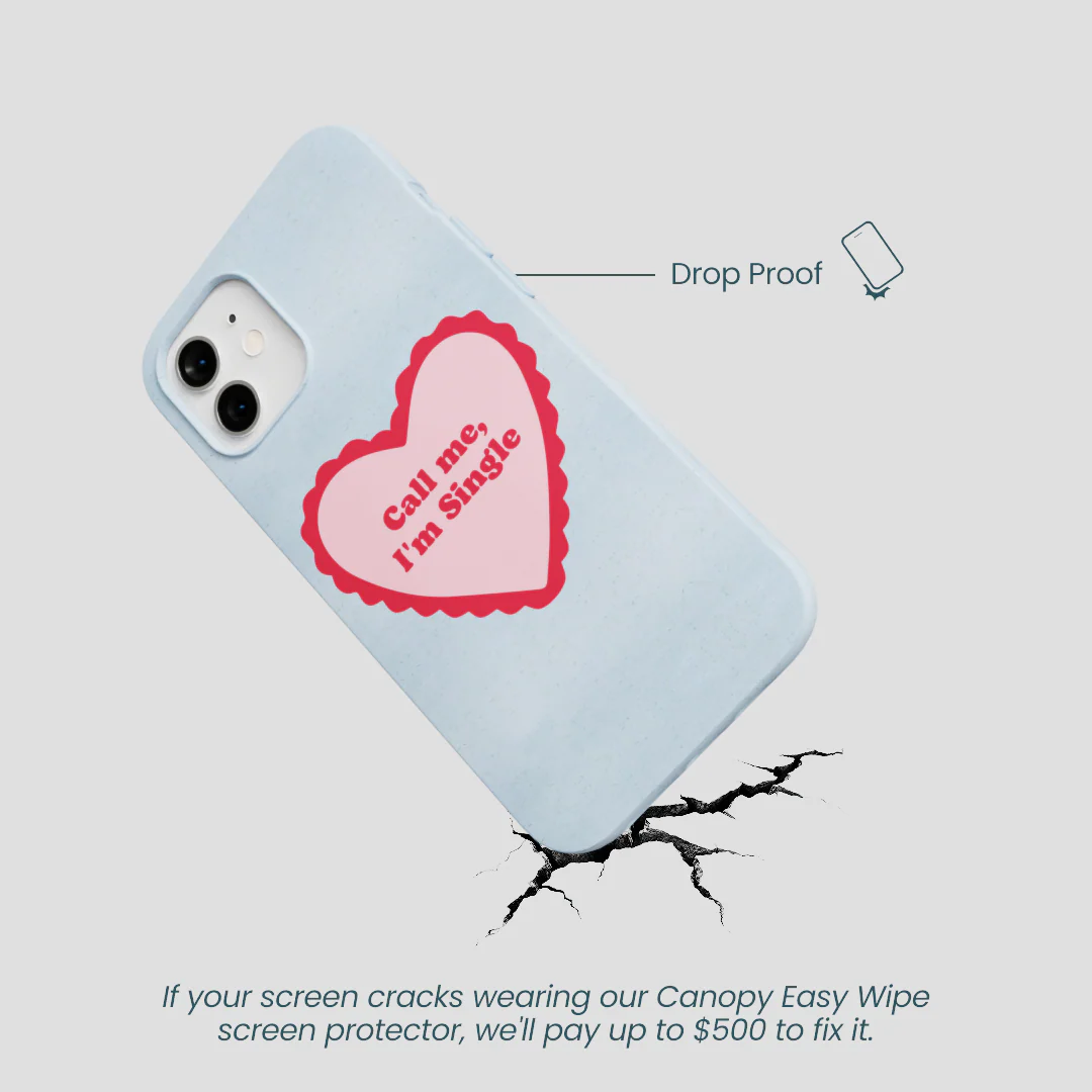 Powder Blue Call Me iPhone 12/ iPhone 12 Pro Case - Image 5