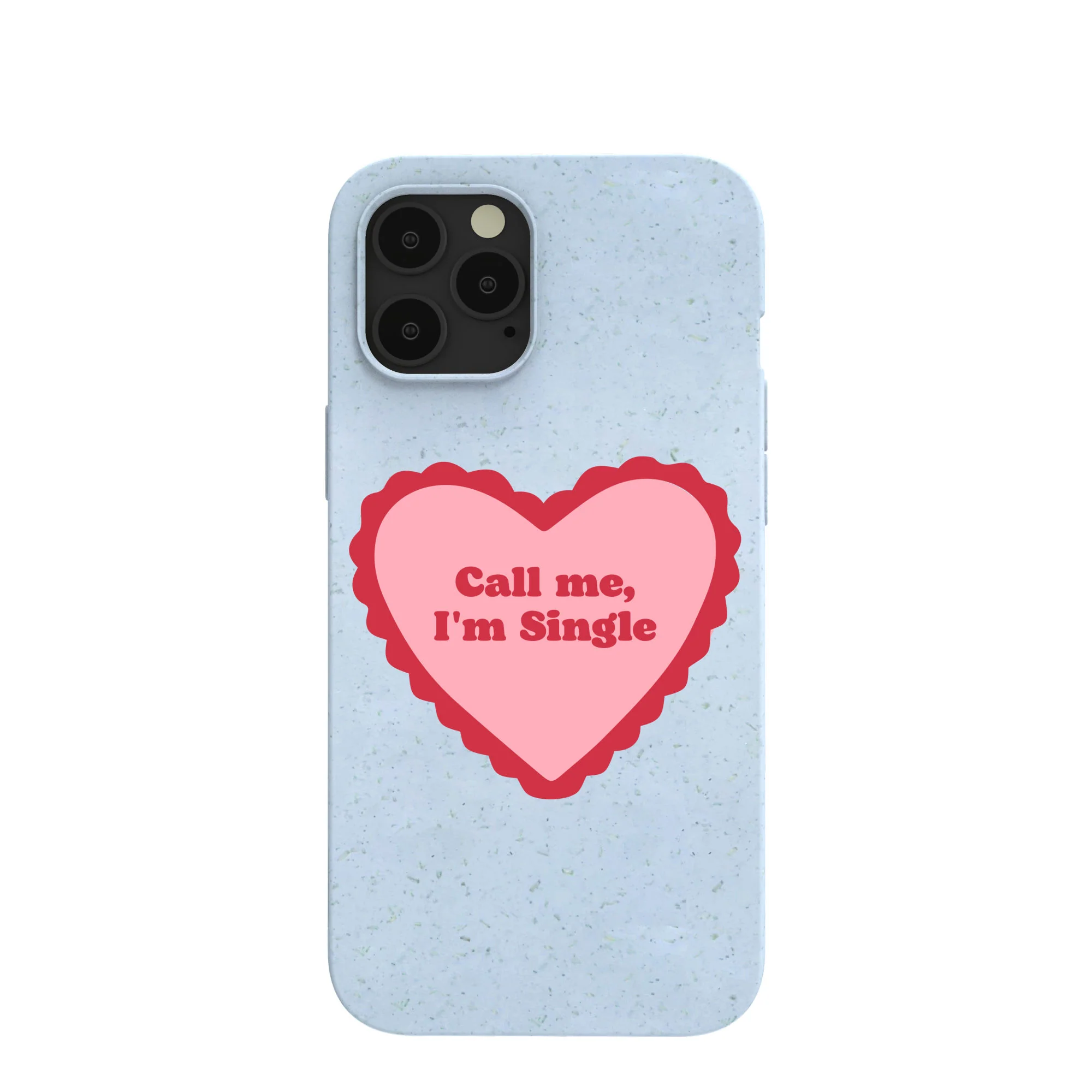 Powder Blue Call Me iPhone 12 Pro Max Case