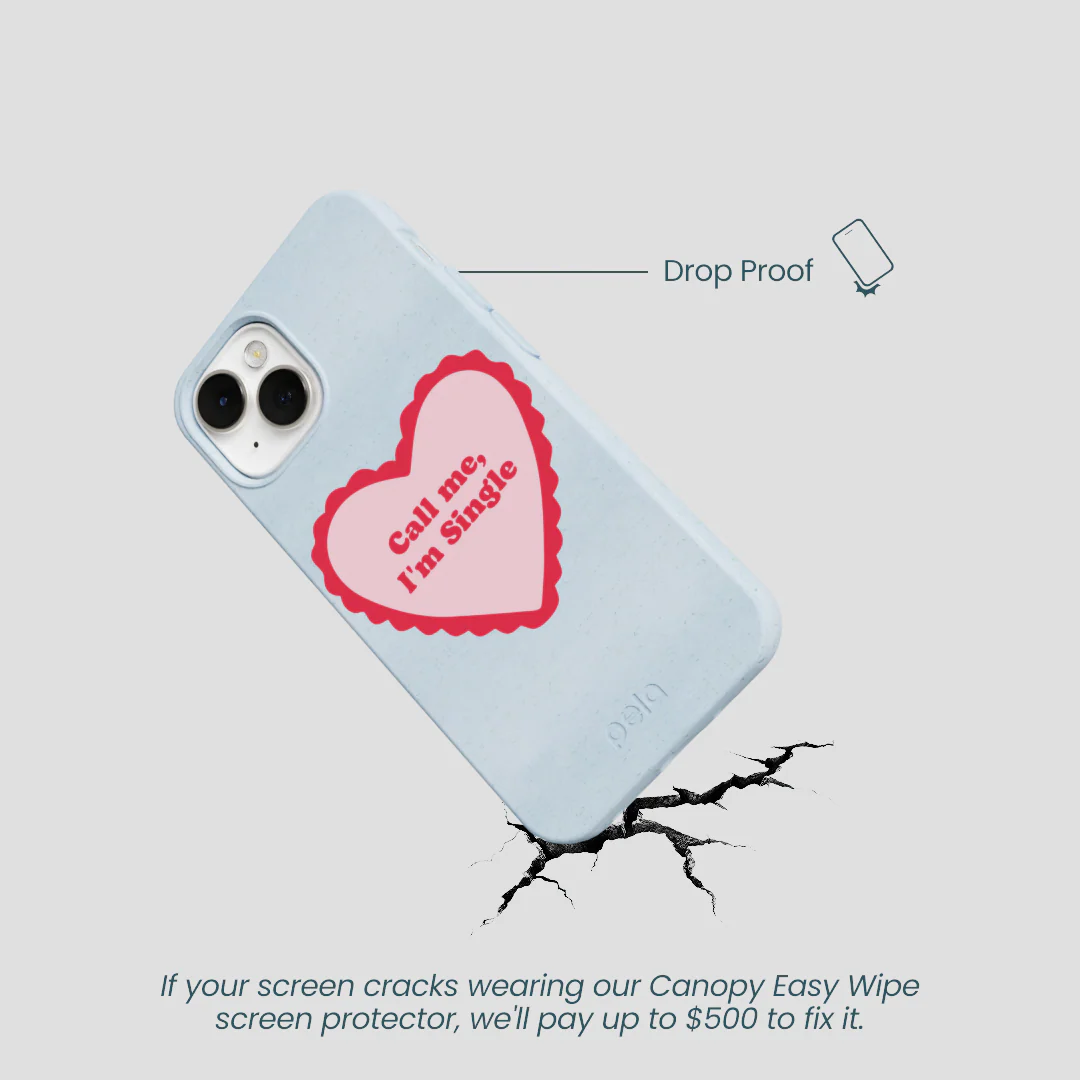 Powder Blue Call Me iPhone 13 Mini Case - Image 5