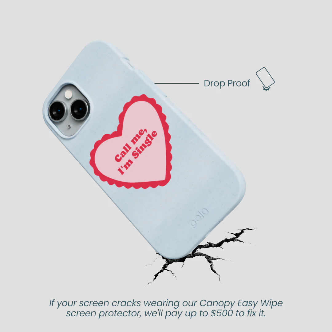 Powder Blue Call Me iPhone 14 Case - Image 5