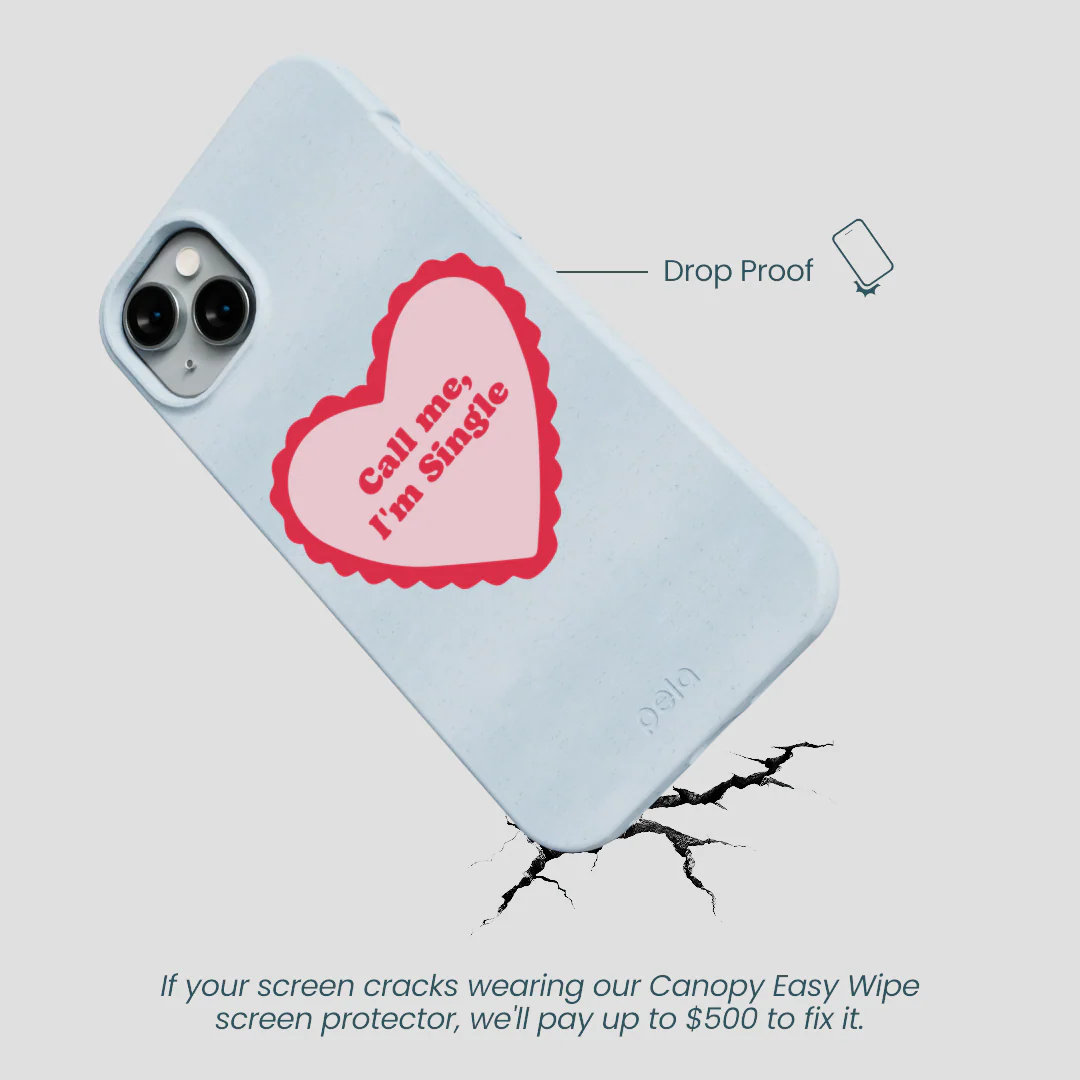 Powder Blue Call Me iPhone 15 Plus Case - Image 5