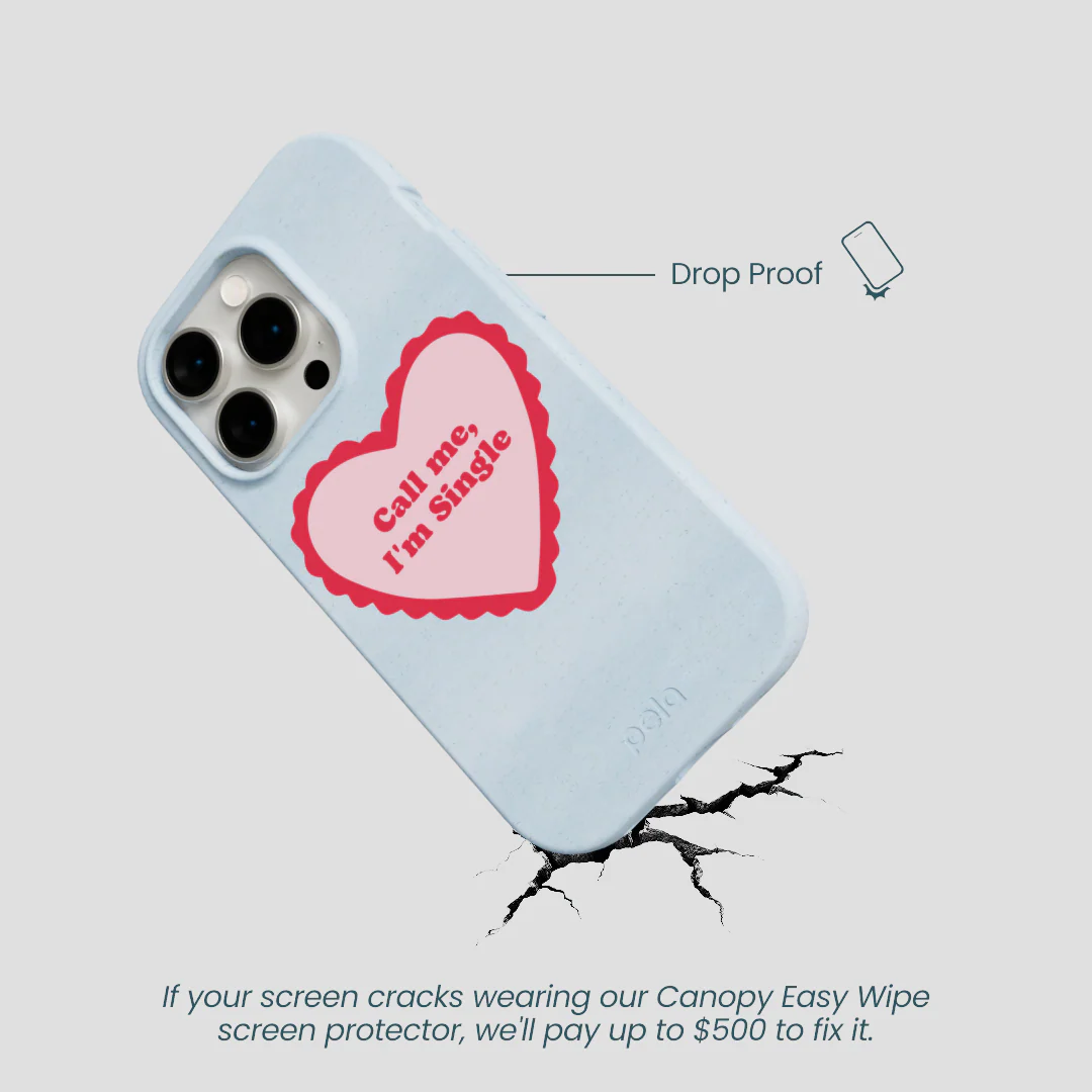 Powder Blue Call Me iPhone 15 Pro Case - Image 5