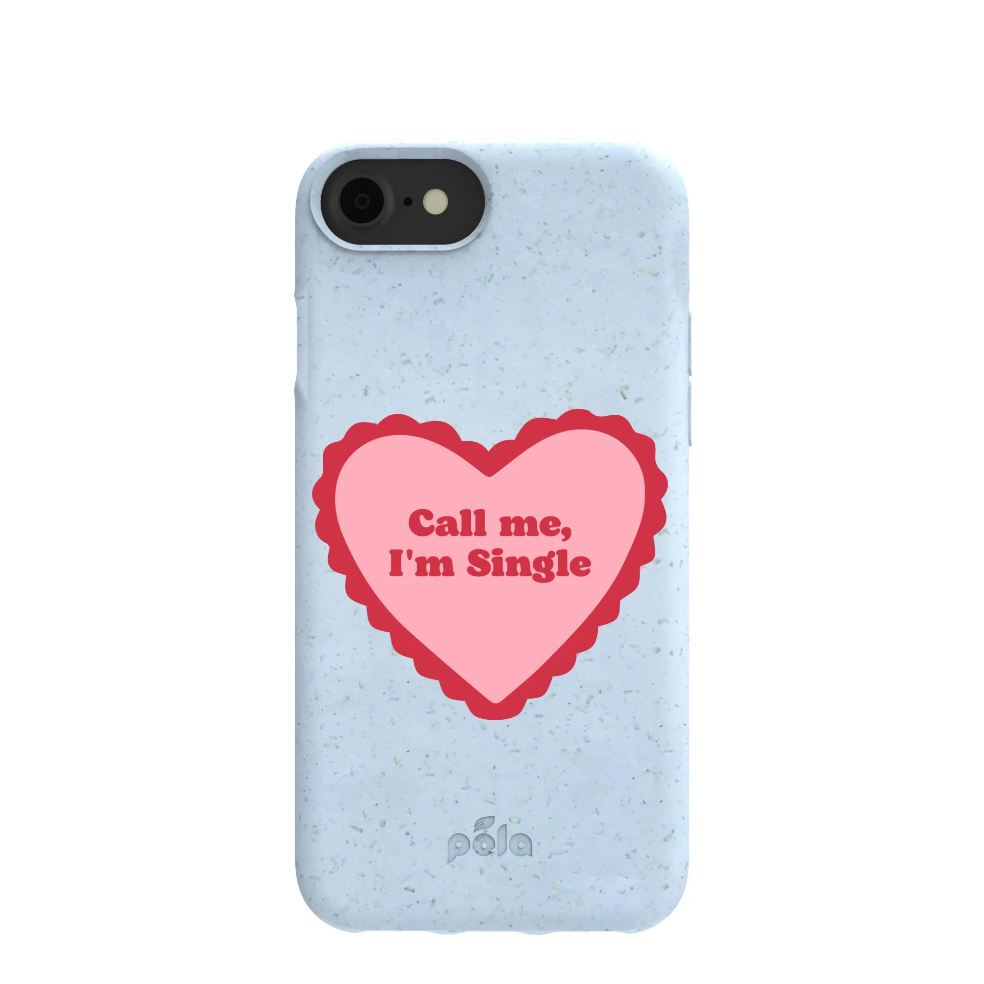 Powder Blue Call Me iPhone 6/6s/7/8/SE Case