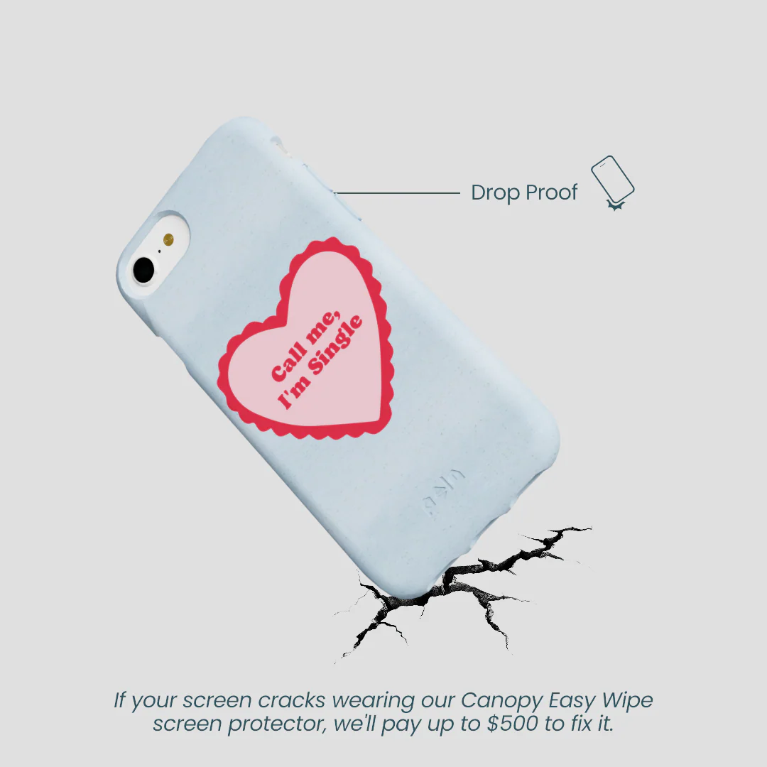 Powder Blue Call Me iPhone 6/6s/7/8/SE Case - Image 5