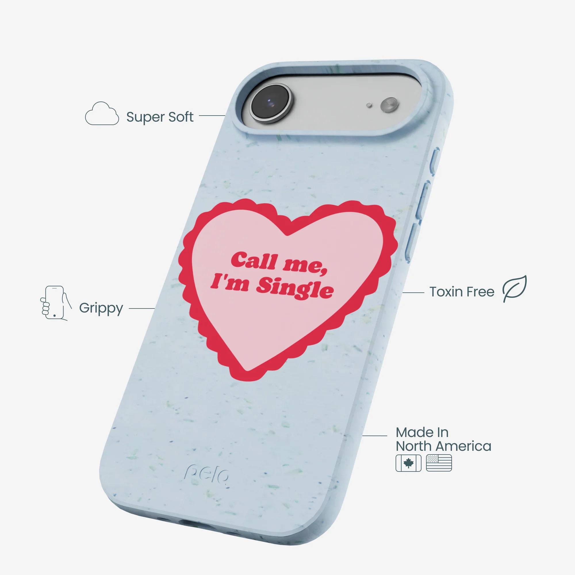 Powder Blue Call Me iPhone Air Case - Image 4