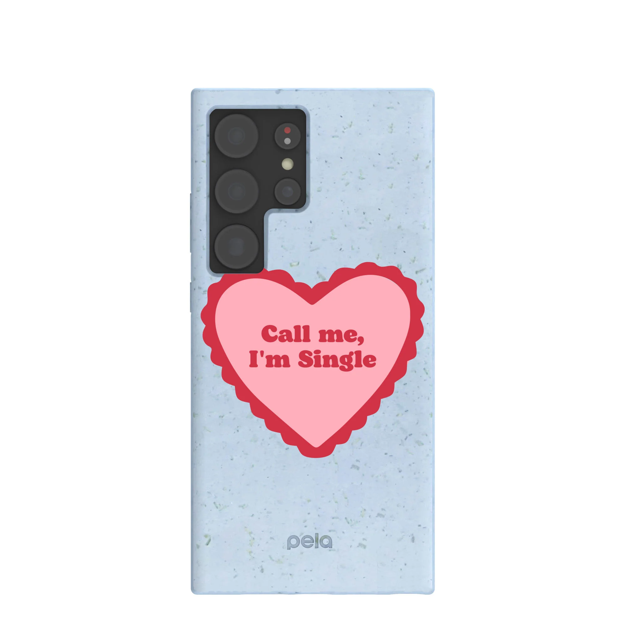 Powder Blue Call Me Samsung Galaxy S24 Ultra Case