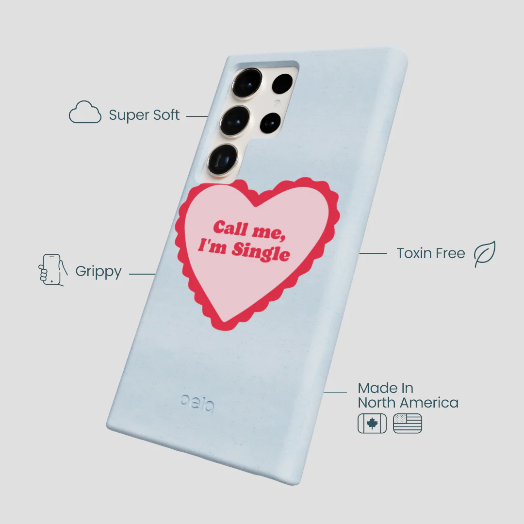 Powder Blue Call Me Samsung Galaxy S24 Ultra Case - Image 4