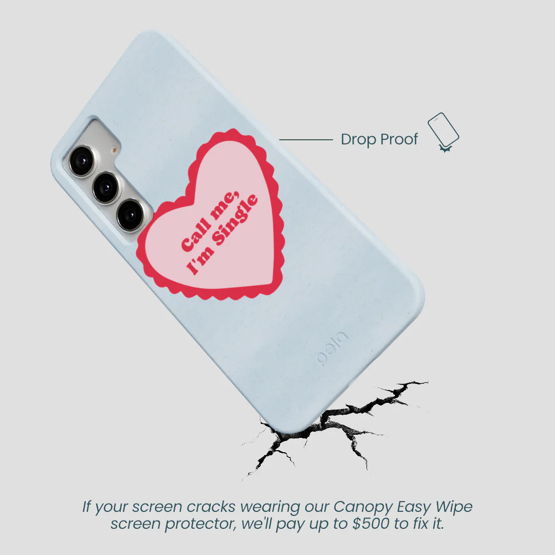 Powder Blue Call Me Samsung Galaxy S25+(Plus) Case - Image 5