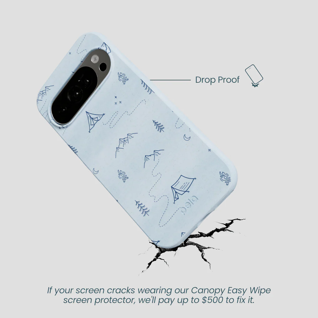 Powder Blue Camp Nights Google Pixel 10/10 Pro Case - Image 4