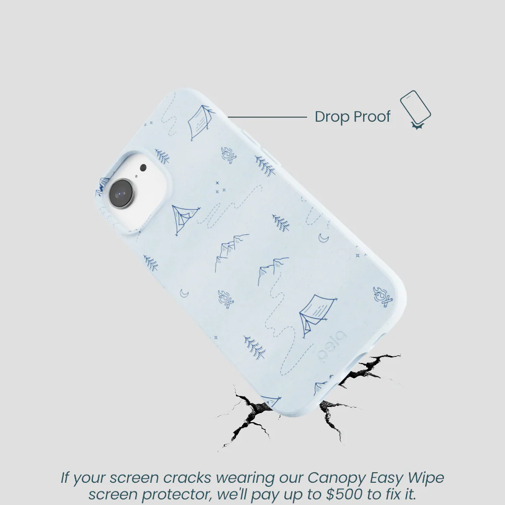 Powder Blue Camp Nights iPhone 16e/17e Case - Image 5