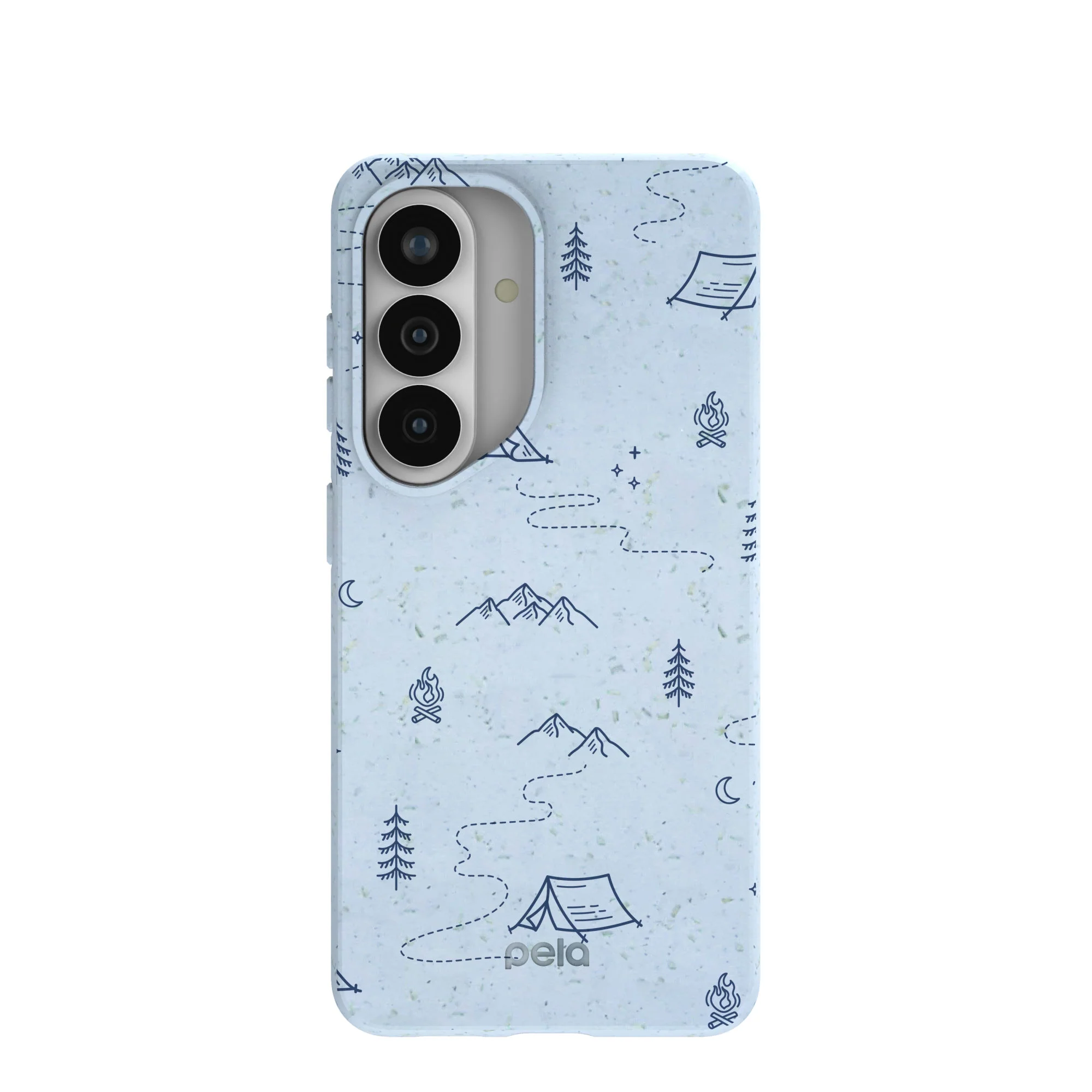 Powder Blue Camp Nights Samsung Galaxy S26 Case