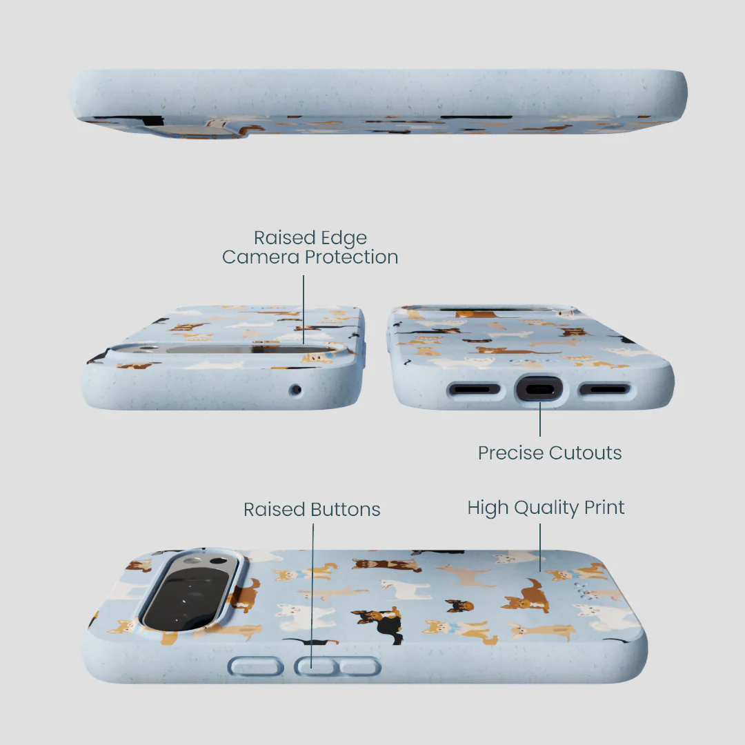Powder Blue Chihuahua Charms Google Pixel 10 Pro XL Case - Image 2
