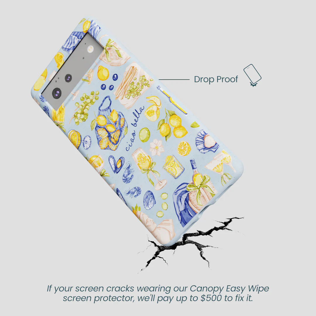 Powder Blue Ciao Bella Google Pixel 6 Case - Image 5