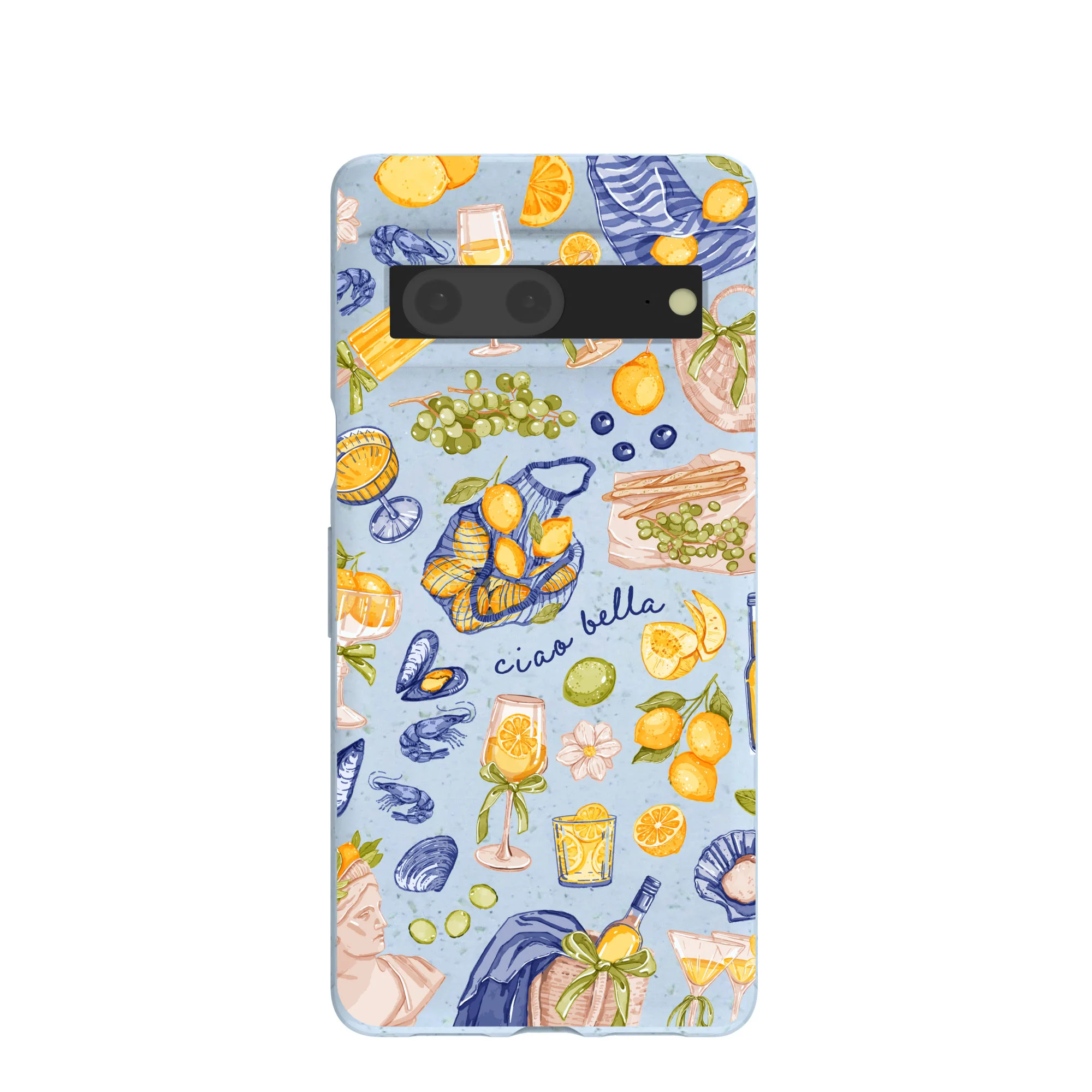 Powder Blue Ciao Bella Google Pixel 7 Case