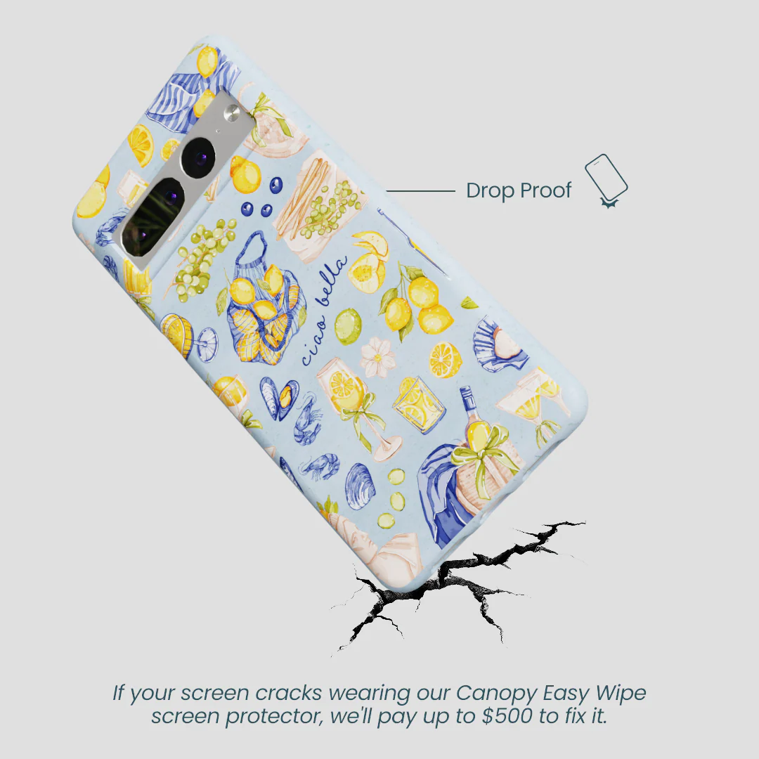 Powder Blue Ciao Bella Google Pixel 7 Pro Case - Image 5