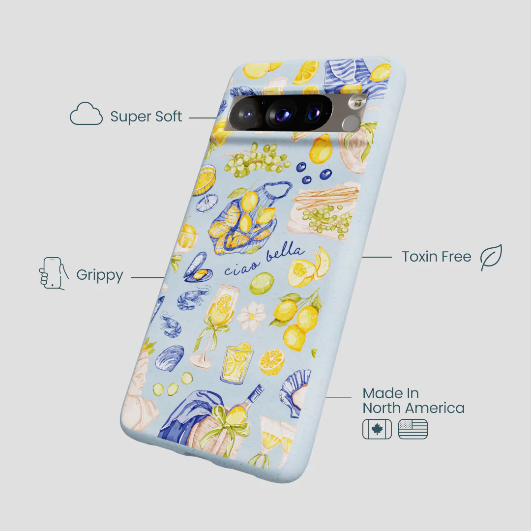 Powder Blue Ciao Bella Google Pixel 8 Pro Case - Image 4