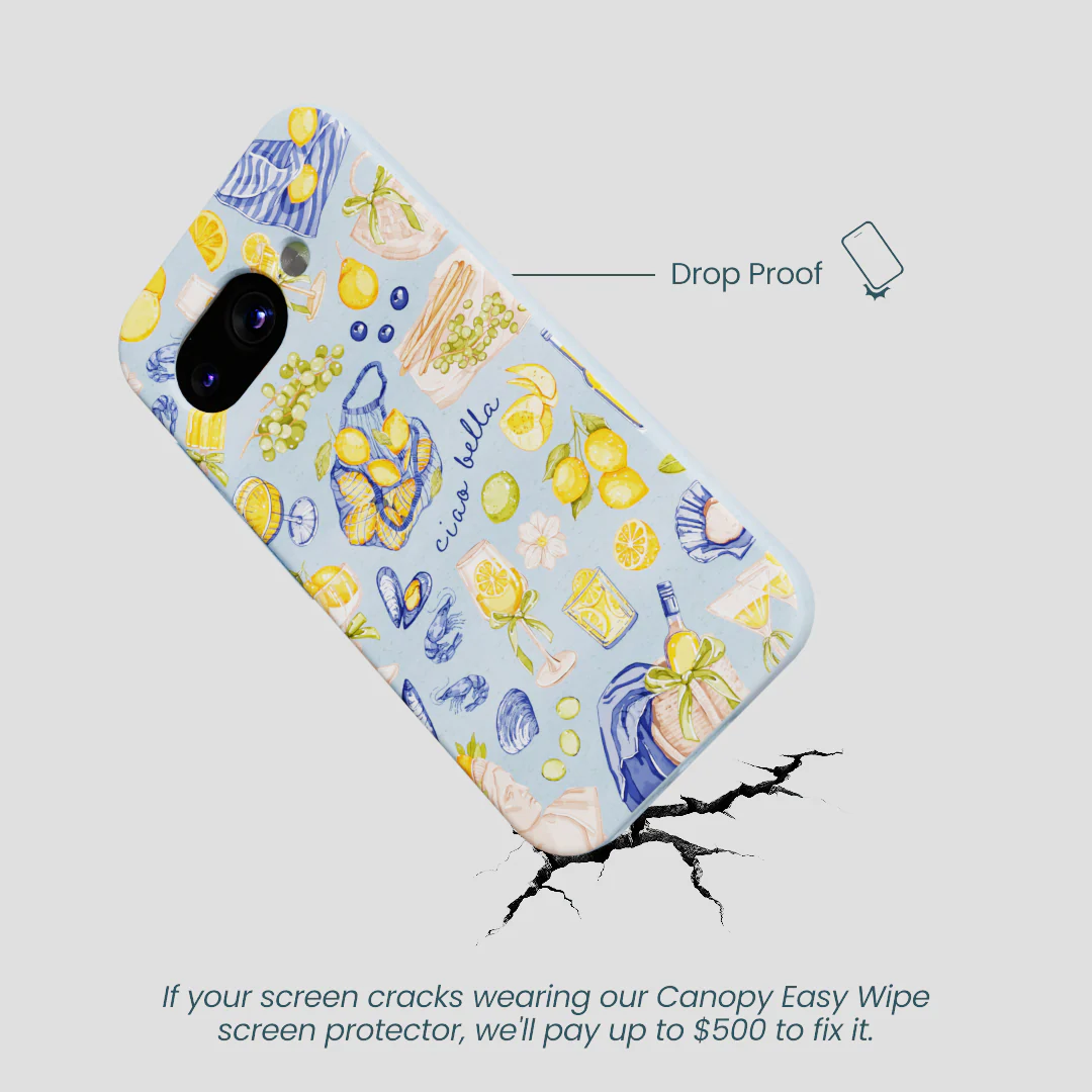Powder Blue Ciao Bella Google Pixel 9a Case - Image 5