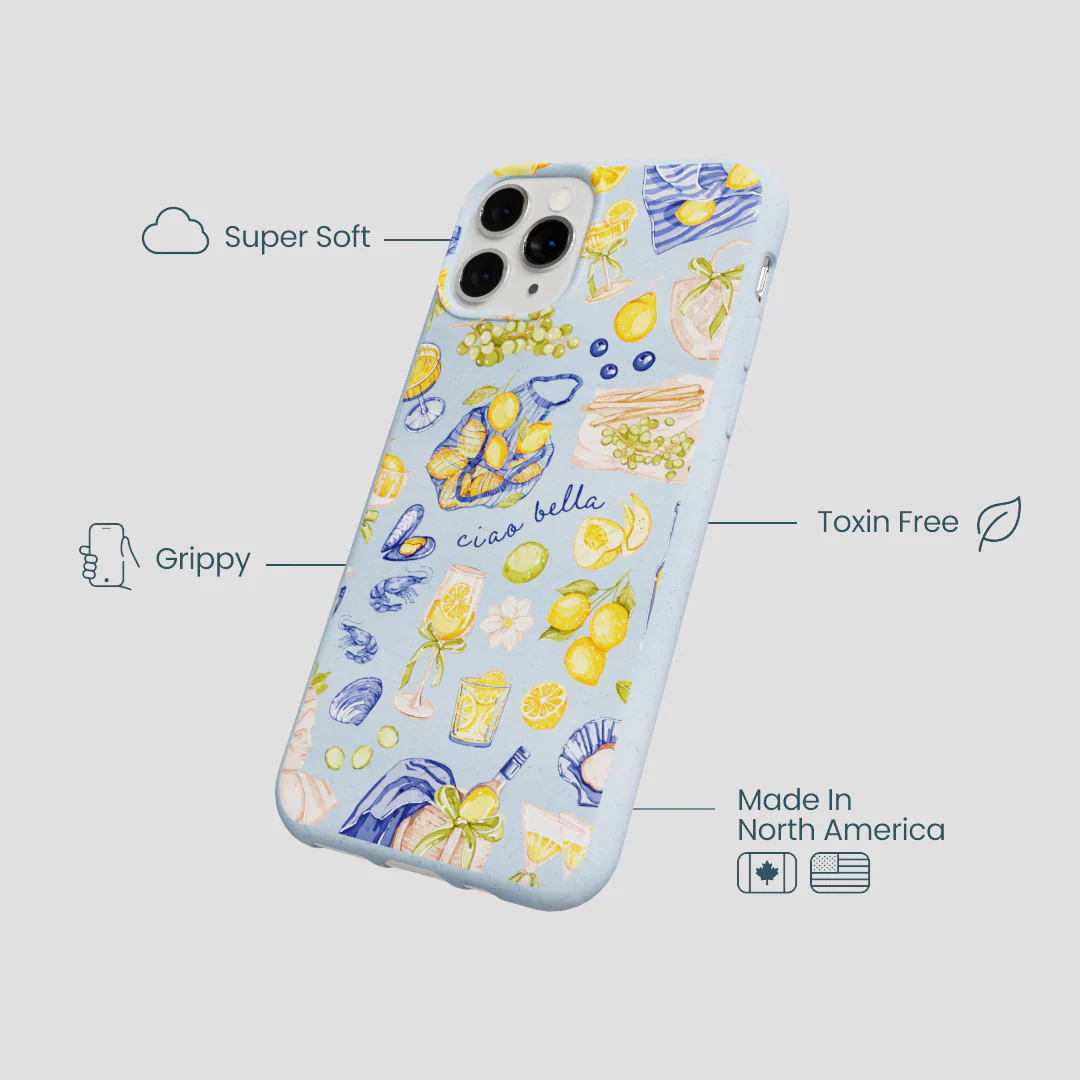 Powder Blue Ciao Bella iPhone 11 Pro Case - Image 4
