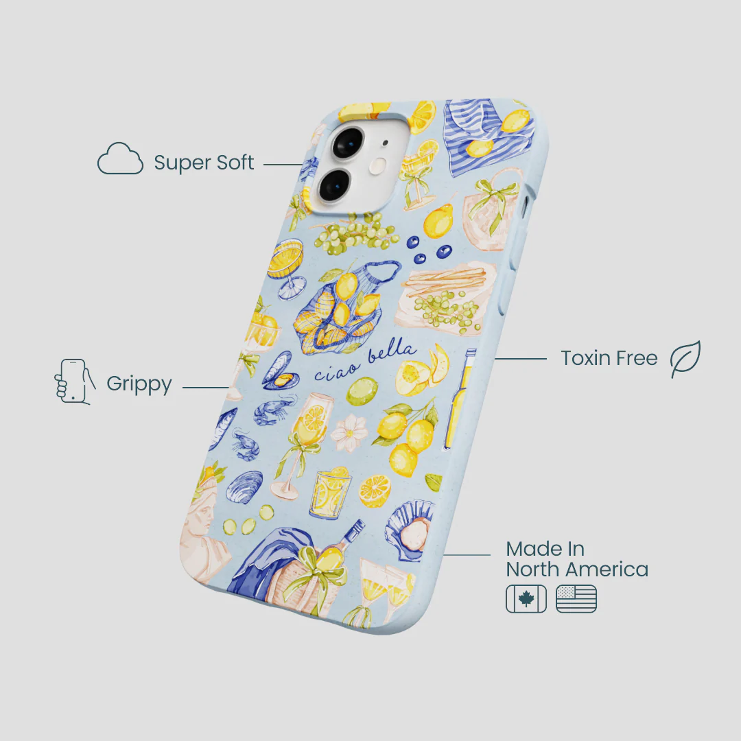 Powder Blue Ciao Bella iPhone 12/ iPhone 12 Pro Case - Image 4