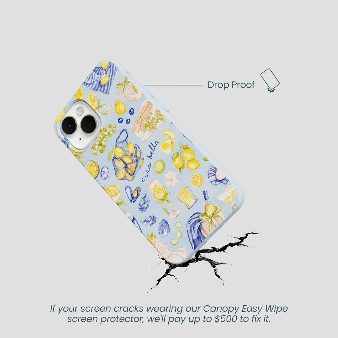 Powder Blue Ciao Bella iPhone 13 Mini Case - Image 5