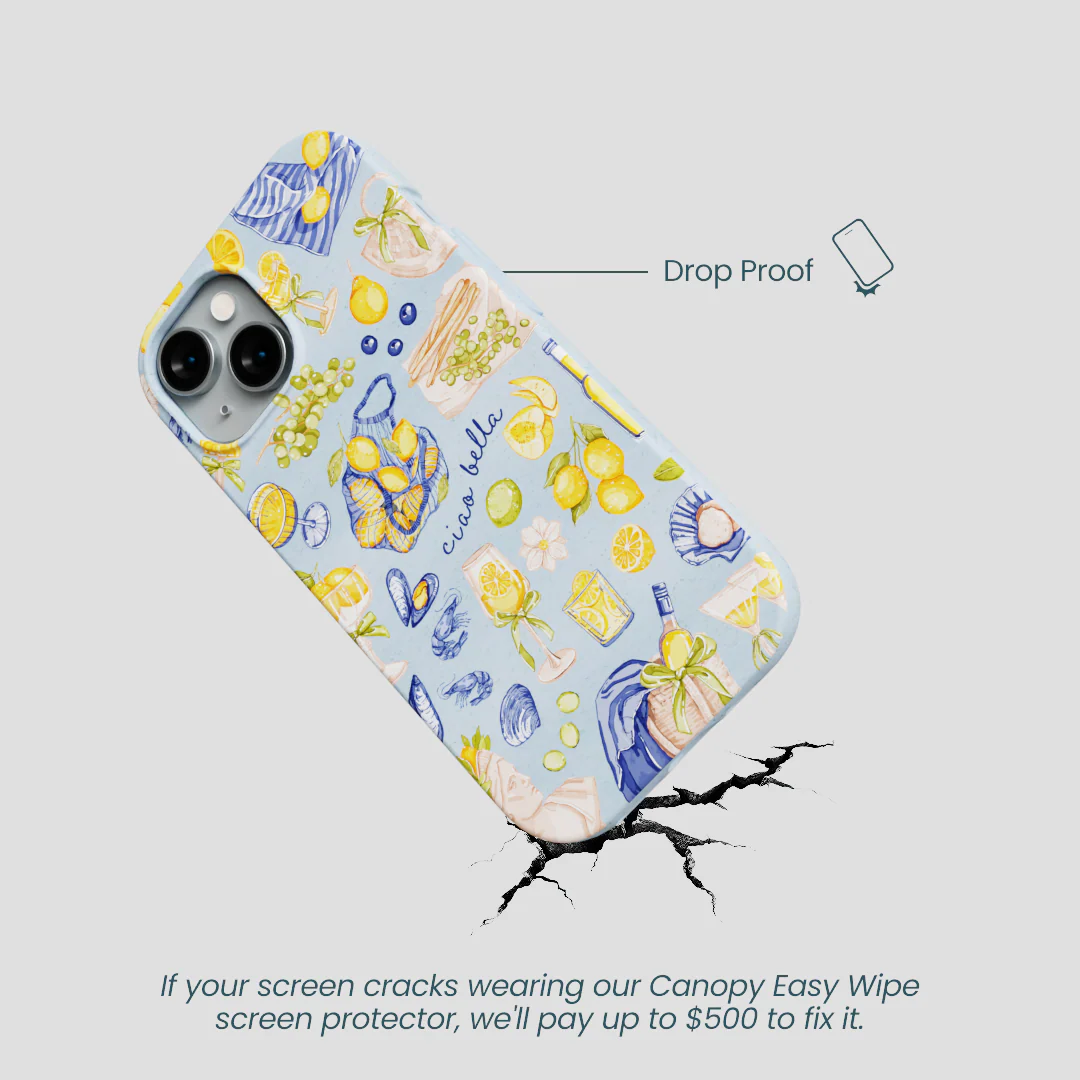 Powder Blue Ciao Bella iPhone 14 Case - Image 5