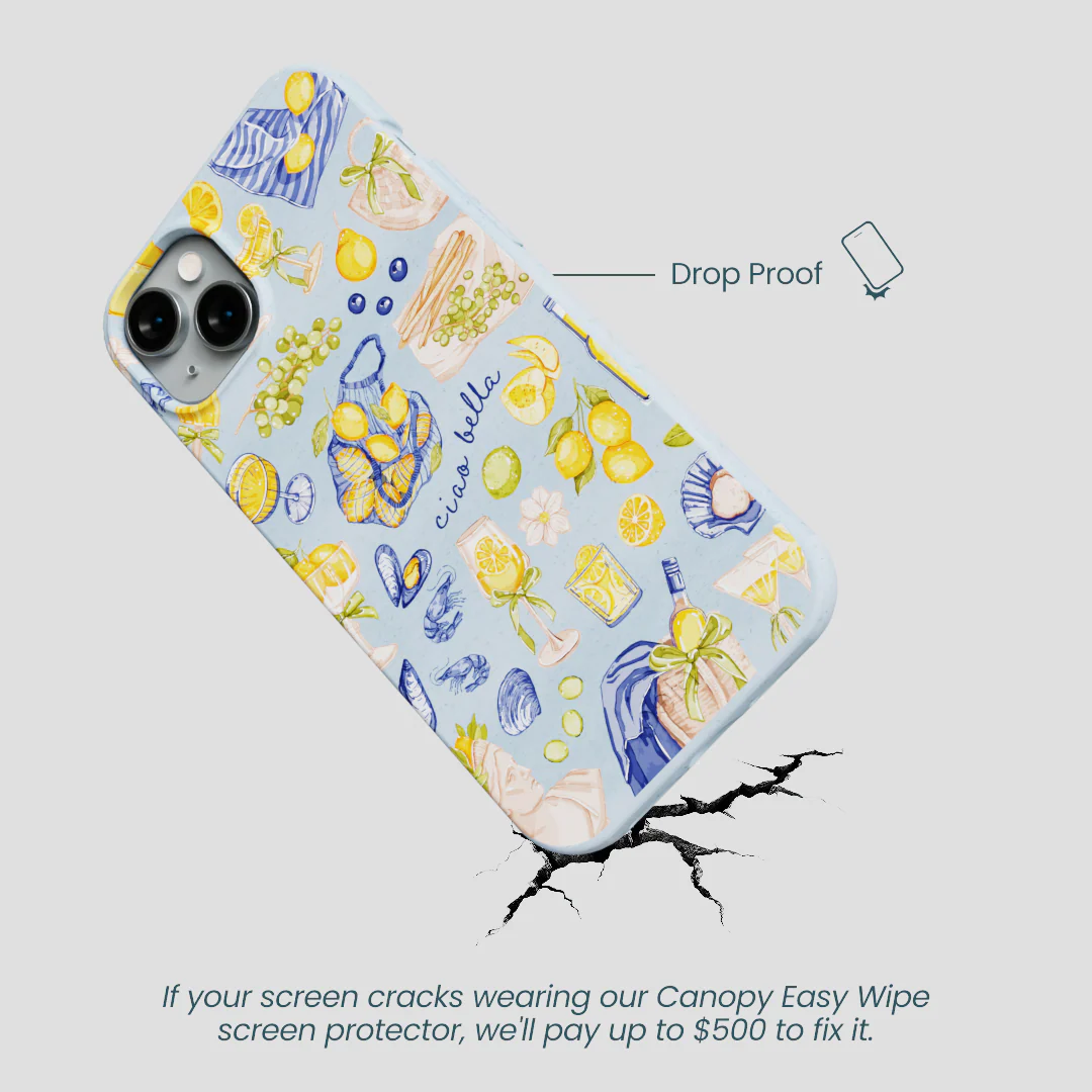 Powder Blue Ciao Bella iPhone 14 Plus Case - Image 5