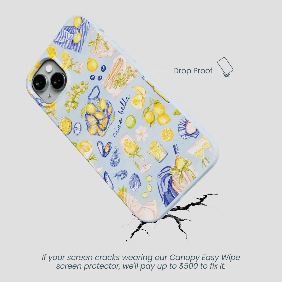 Powder Blue Ciao Bella iPhone 15 Plus Case - Image 5