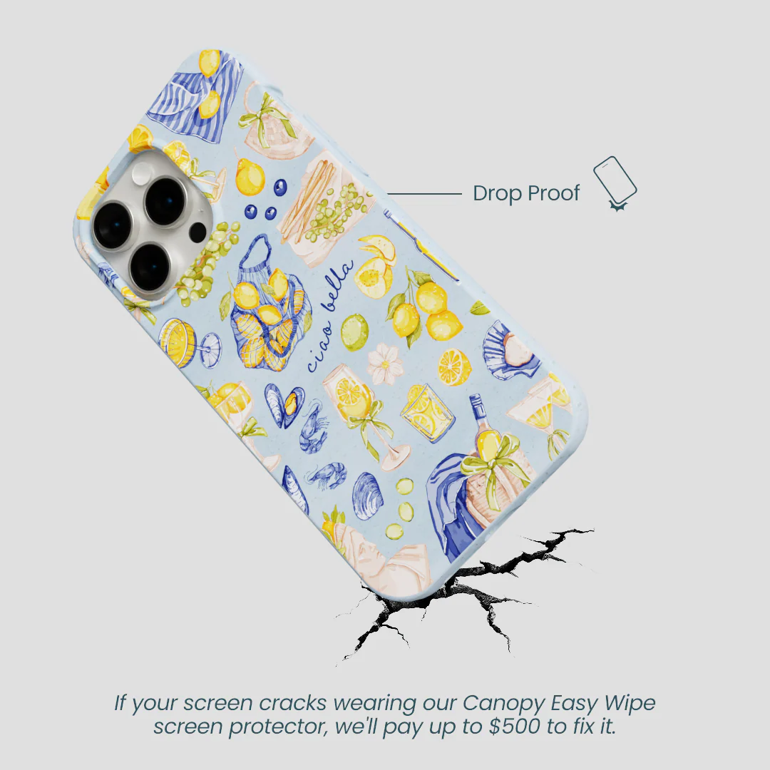 Powder Blue Ciao Bella iPhone 15 Pro Max Case - Image 5