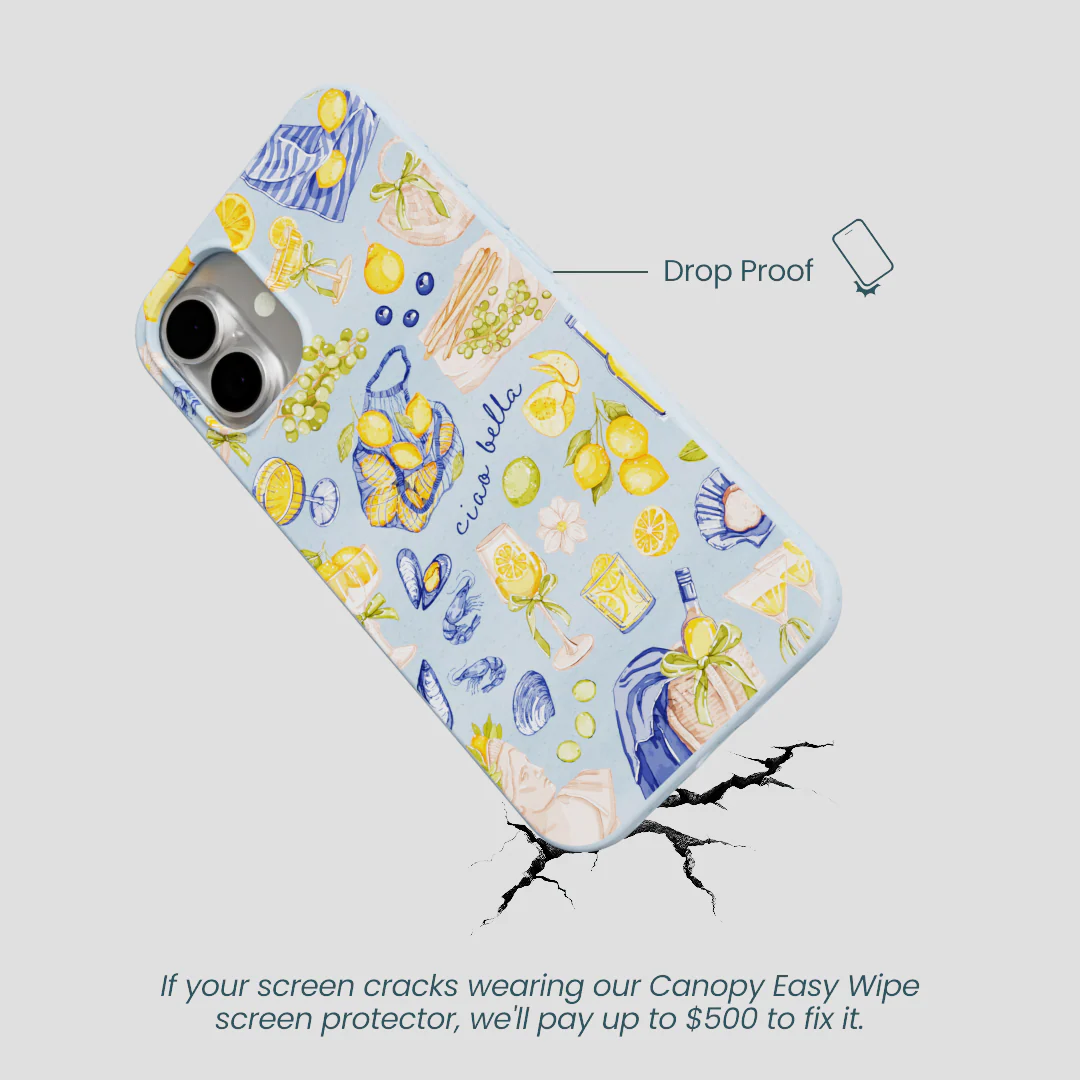 Powder Blue Ciao Bella iPhone 16 Plus Case - Image 5