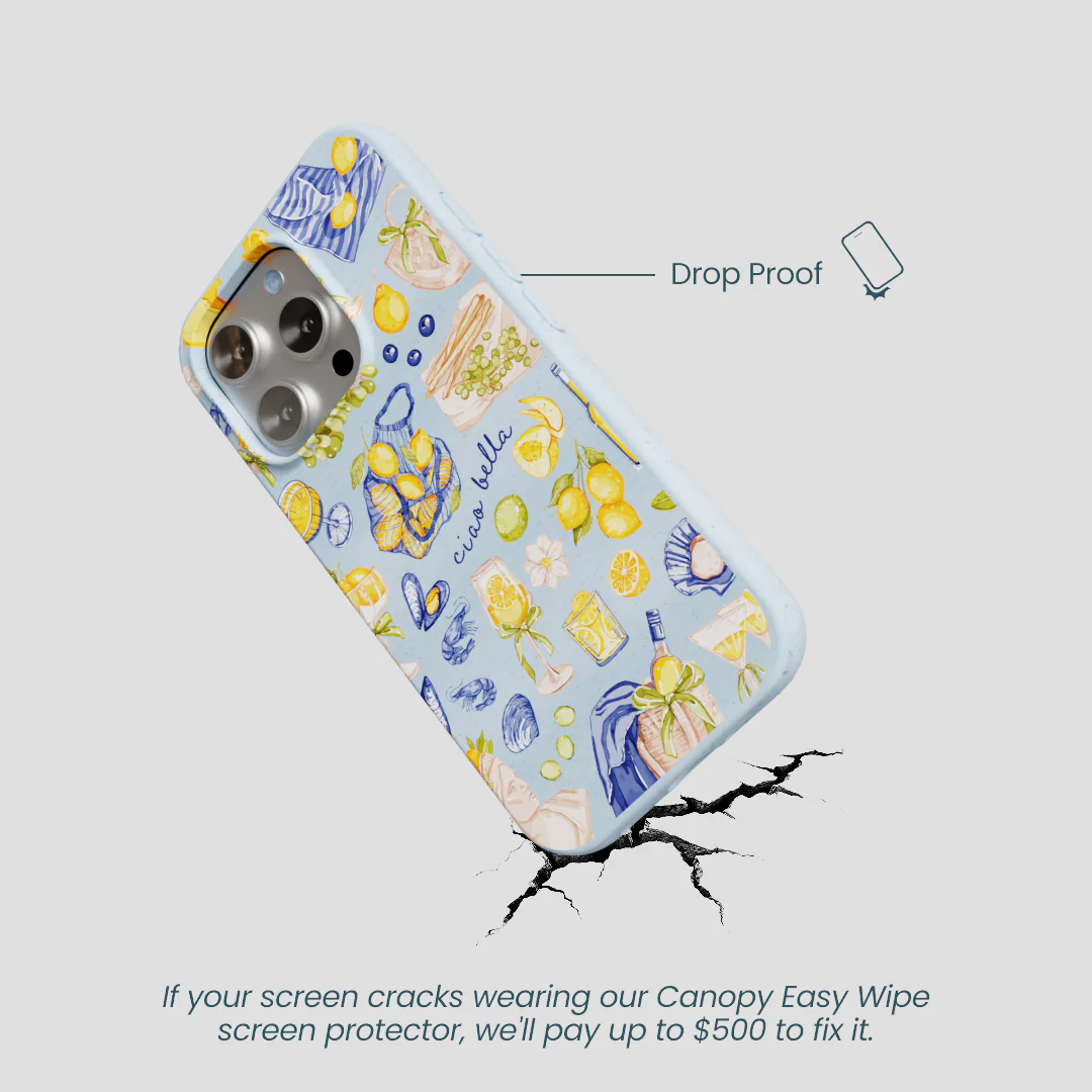 Powder Blue Ciao Bella iPhone 16 Pro Case - Image 5