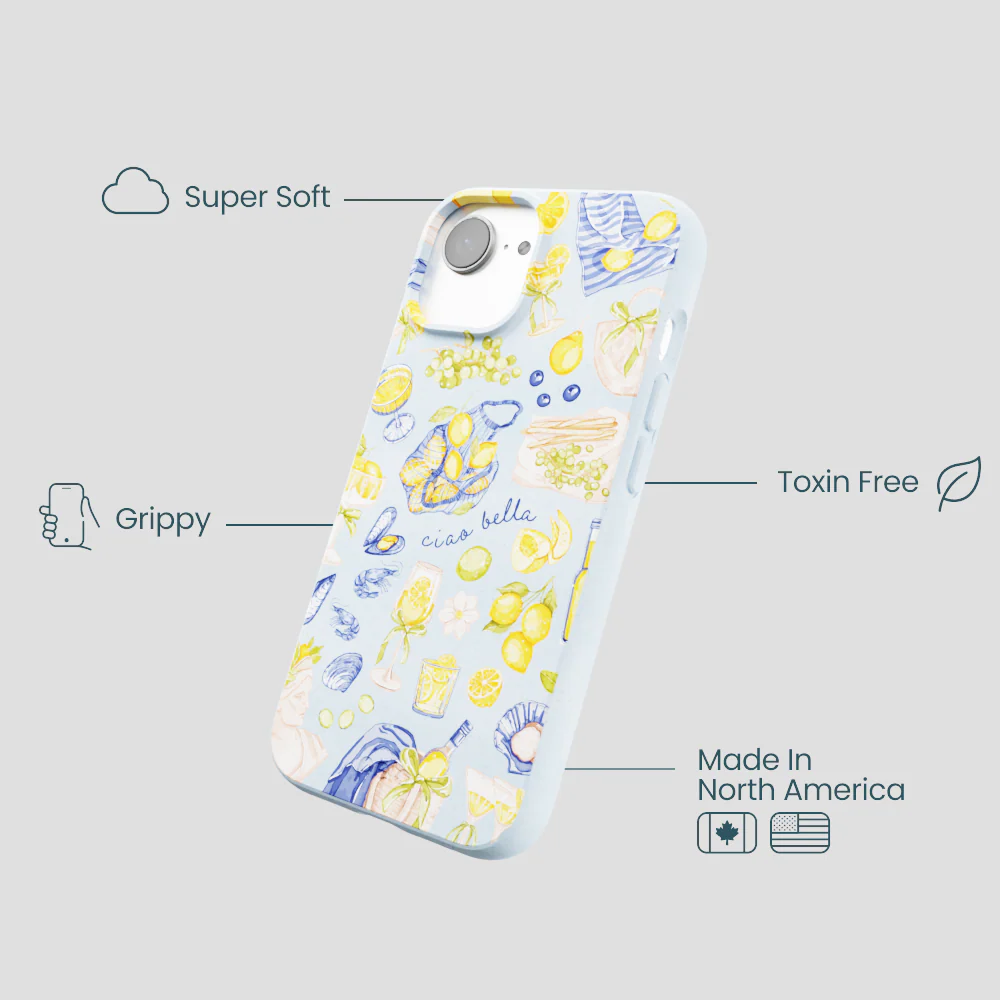 Powder Blue Ciao Bella iPhone 16e/17e Case - Image 4