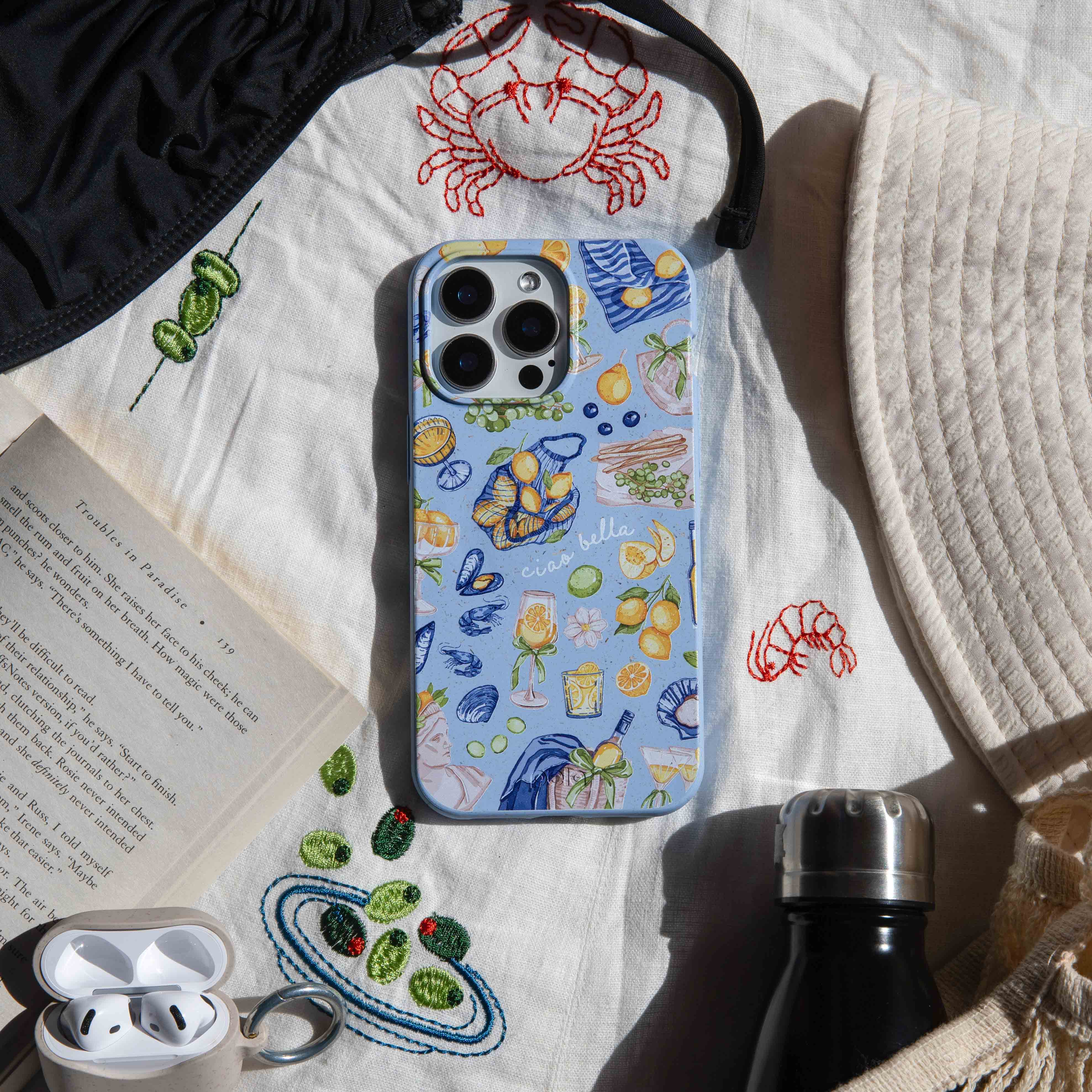 Powder Blue Ciao Bella Samsung Galaxy S21 Case - Image 6