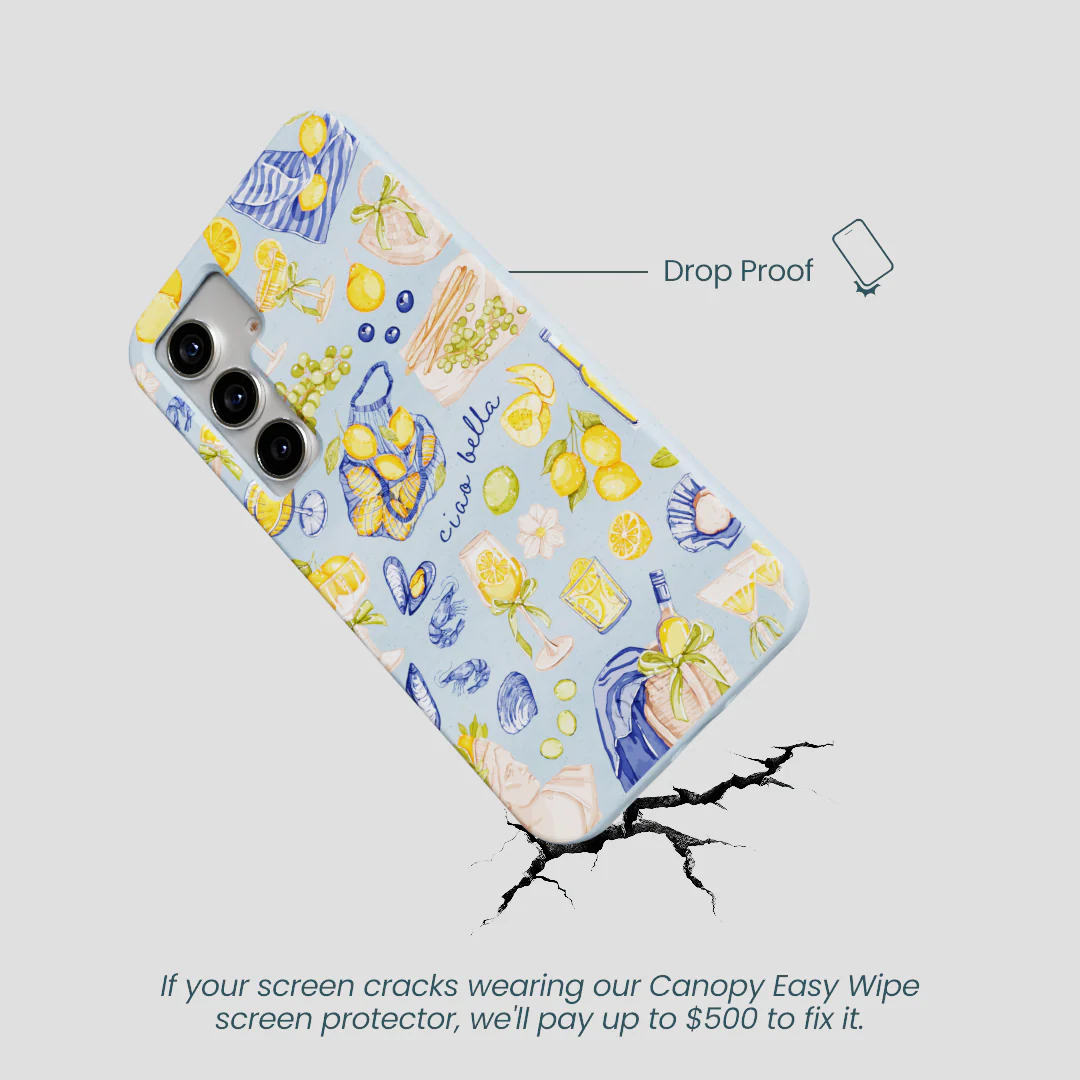 Powder Blue Ciao Bella Samsung Galaxy S25 Case - Image 5