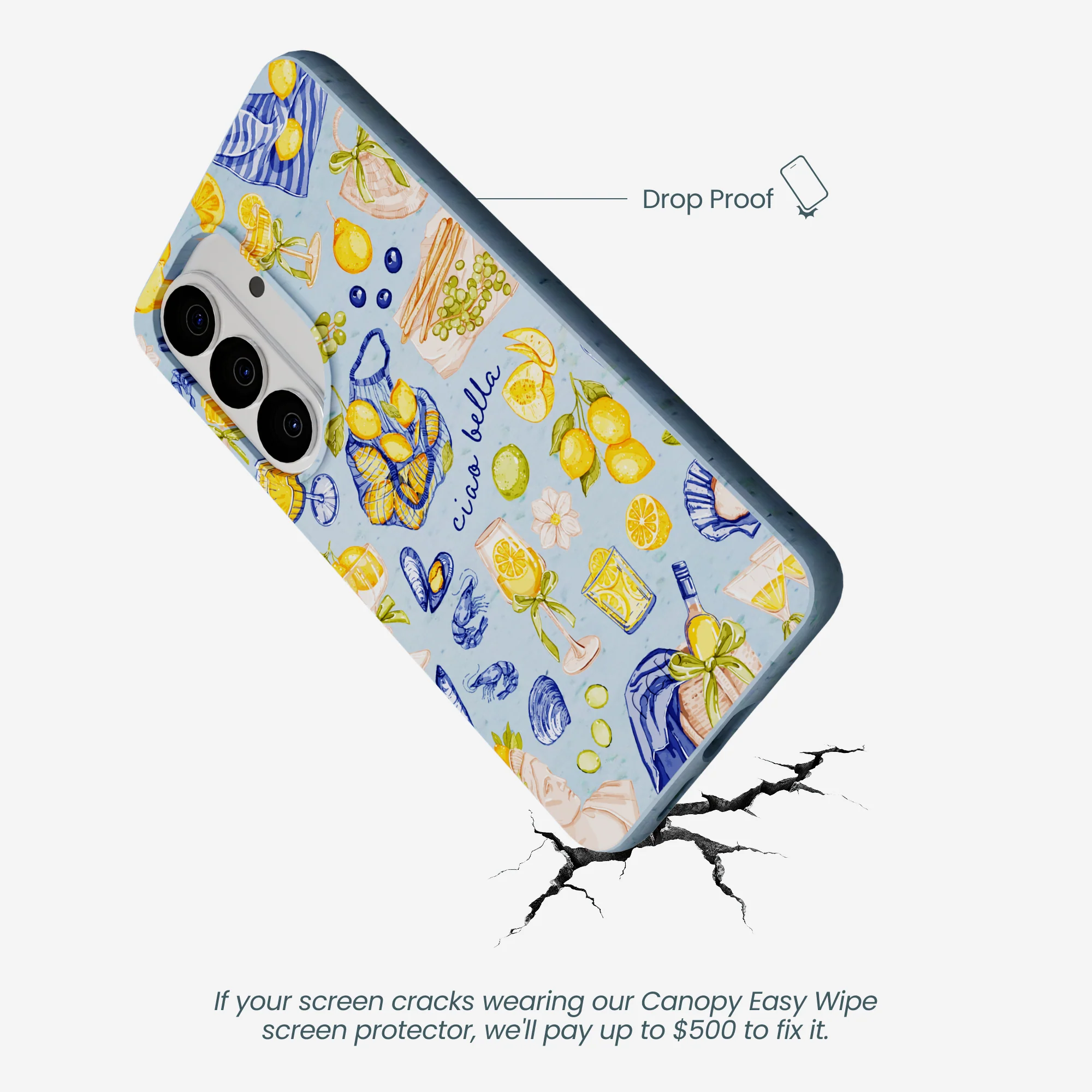 Powder Blue Ciao Bella Samsung Galaxy S26 Case - Image 5