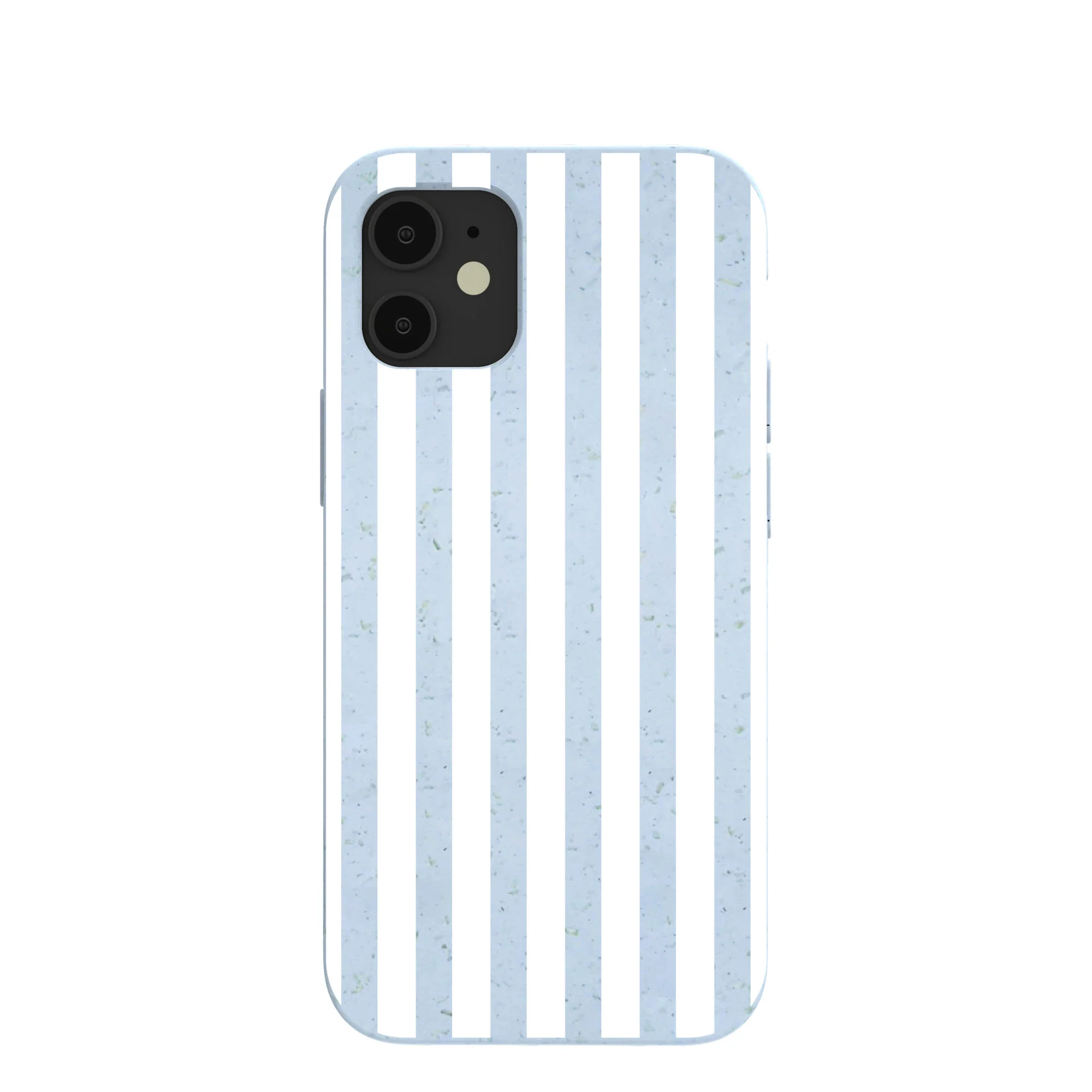 Powder Blue Cloud Stripes iPhone 12 Mini Case